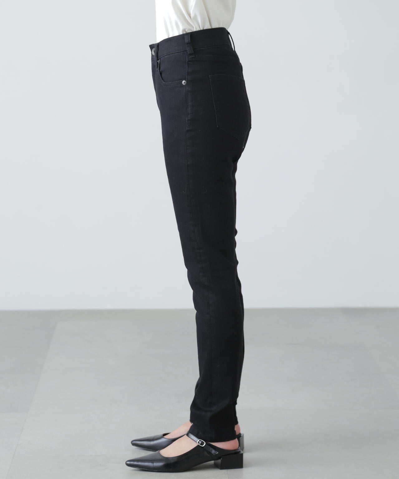 【3サイズ展開XS-M】ベーシックスキニーデニムパンツ【低身長サイズ有】