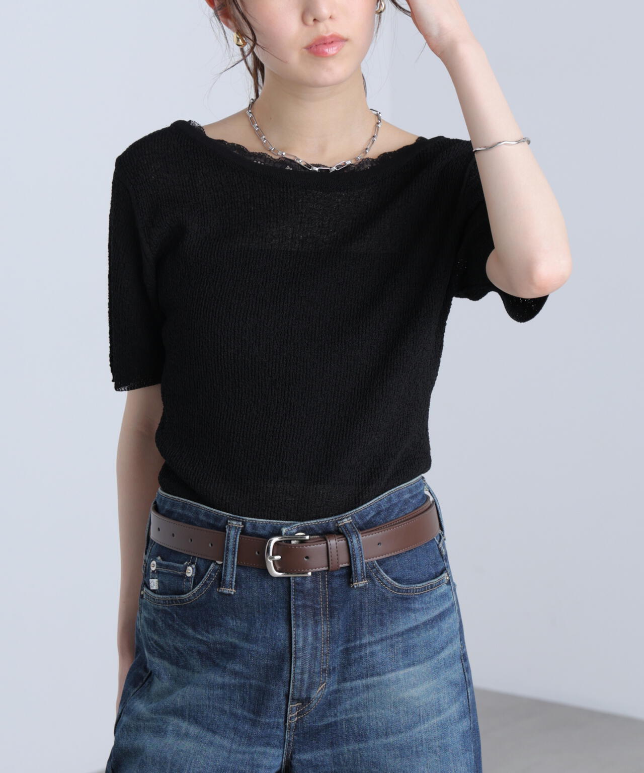 162cm 着用サイズ：FR