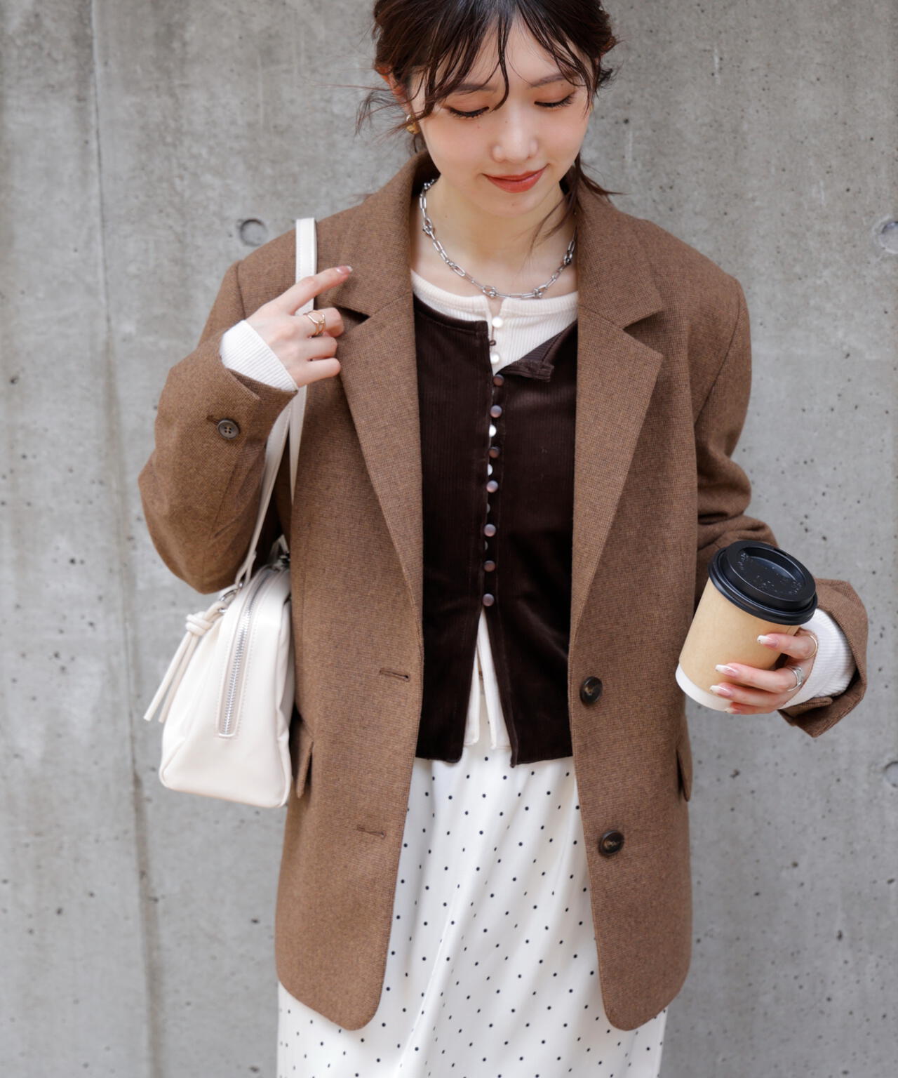 162cm 着用サイズ：M