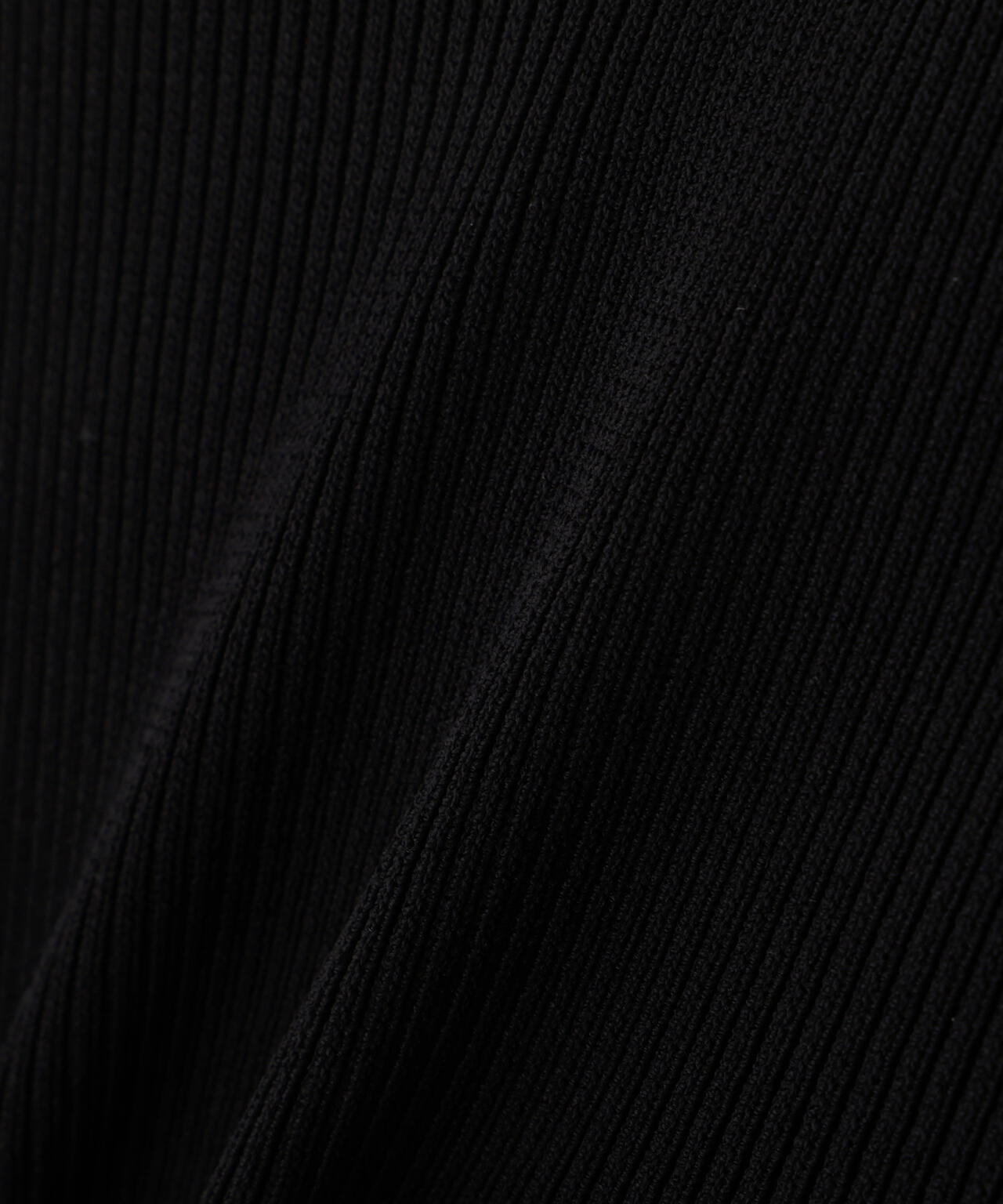 〈MFM〉ドットバルーンペプラムニット
