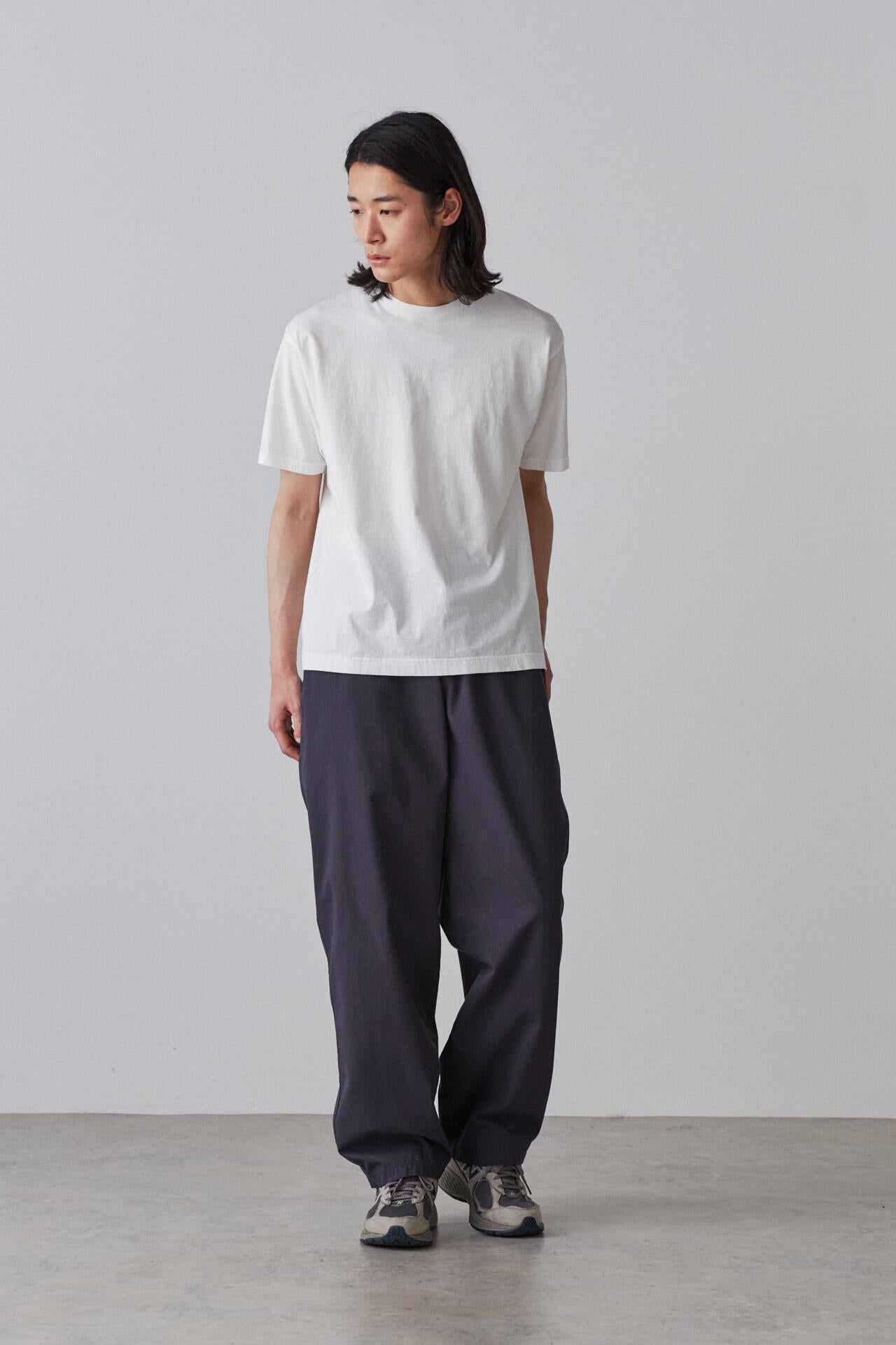 Ｙ / ORGANIC COTTON / RECYCLE POLYESTER TWILL TAPERED EASY TR