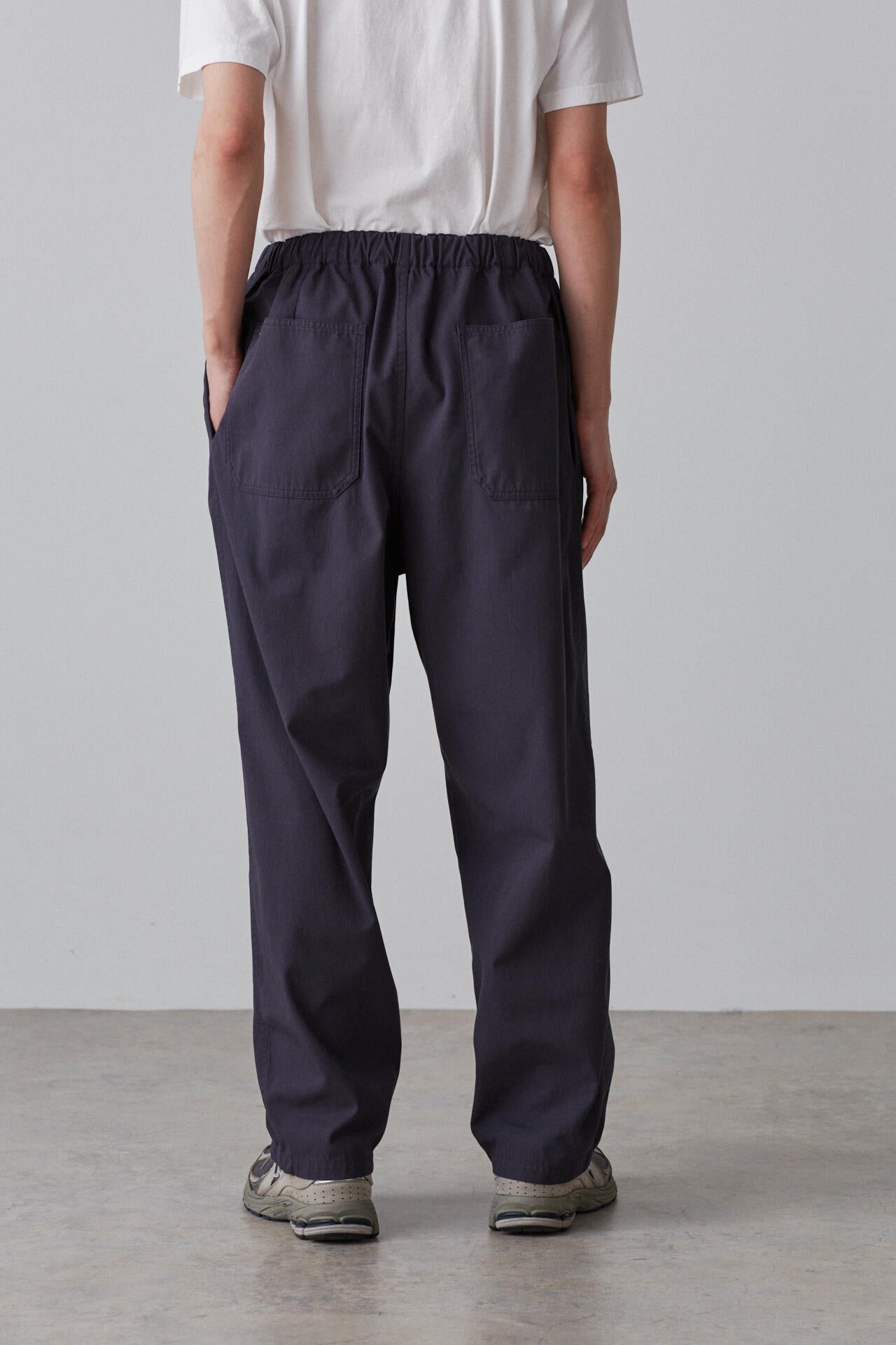 Ｙ / ORGANIC COTTON / RECYCLE POLYESTER TWILL TAPERED EASY TR