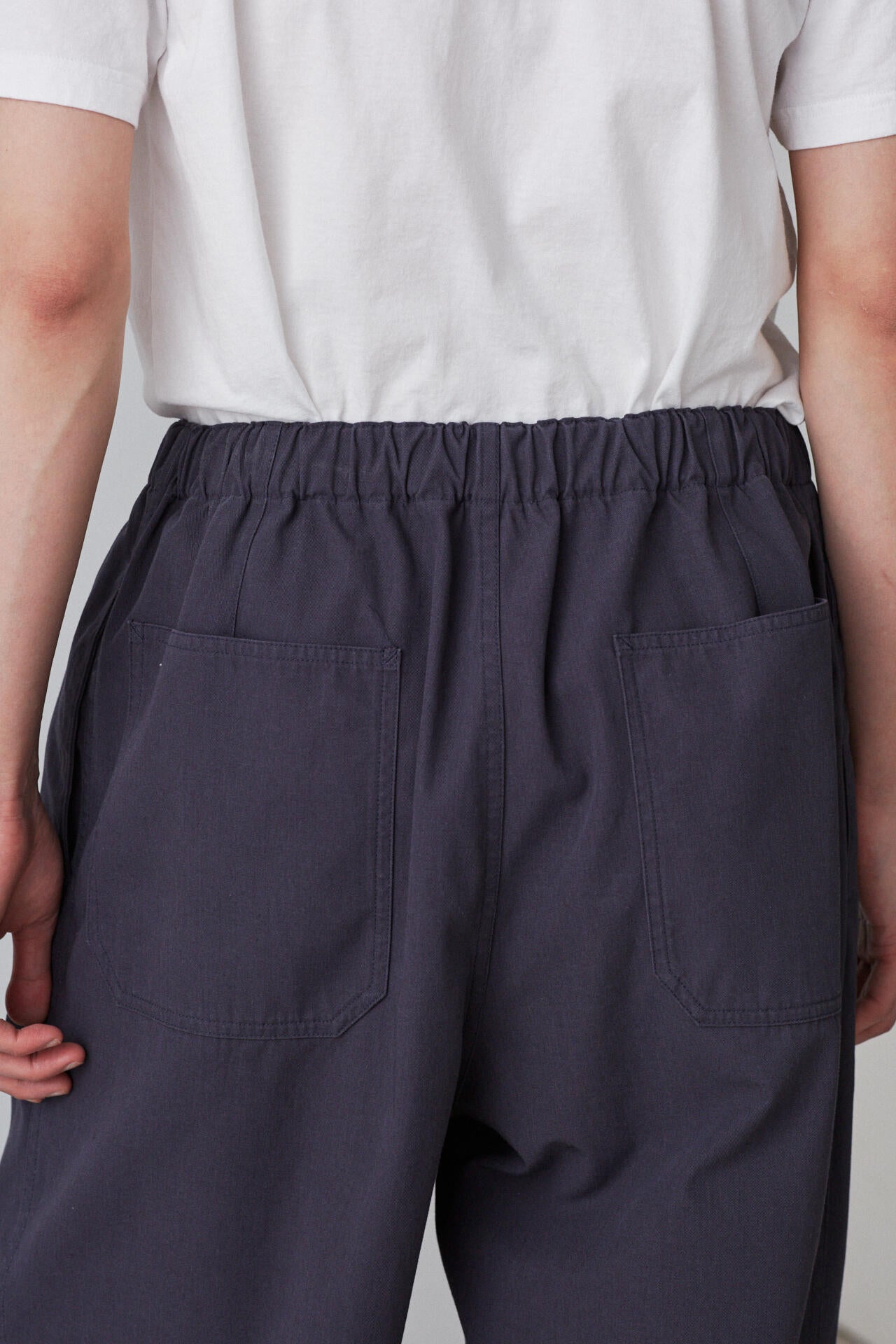 Ｙ / ORGANIC COTTON / RECYCLE POLYESTER TWILL TAPERED EASY TR