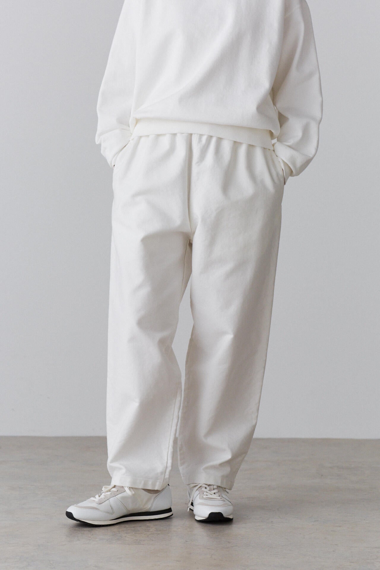 Ｙ / ORGANIC COTTON MOLESKIN TAPERED EASY TR