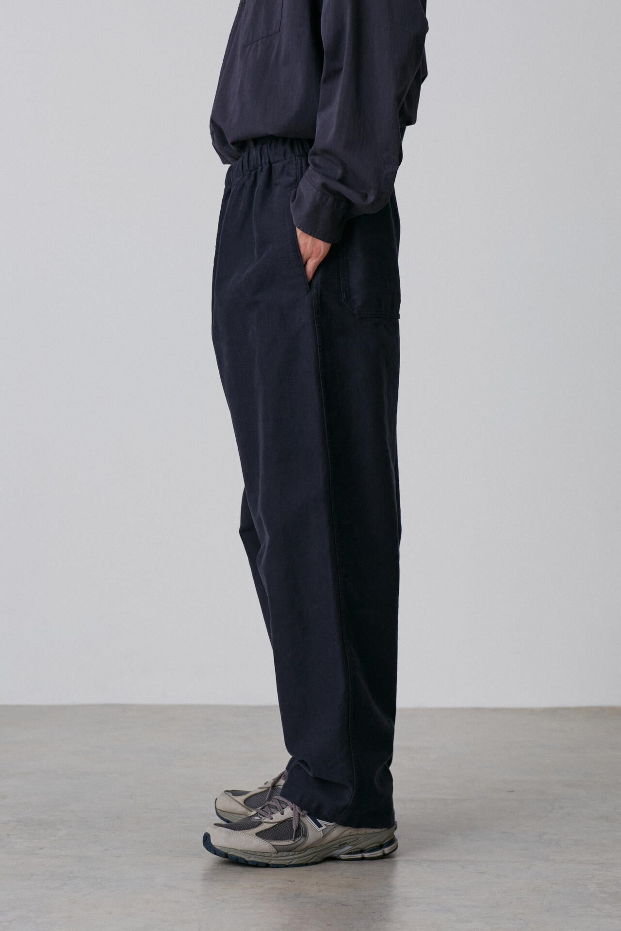 Ｙ / ORGANIC COTTON MOLESKIN TAPERED EASY TR