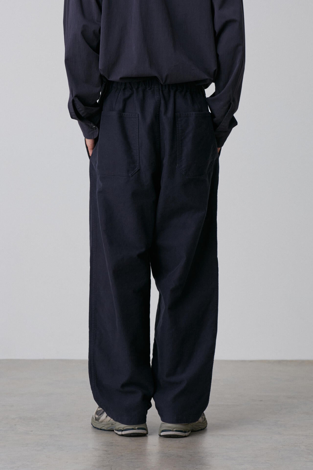 Ｙ / ORGANIC COTTON MOLESKIN TAPERED EASY TR