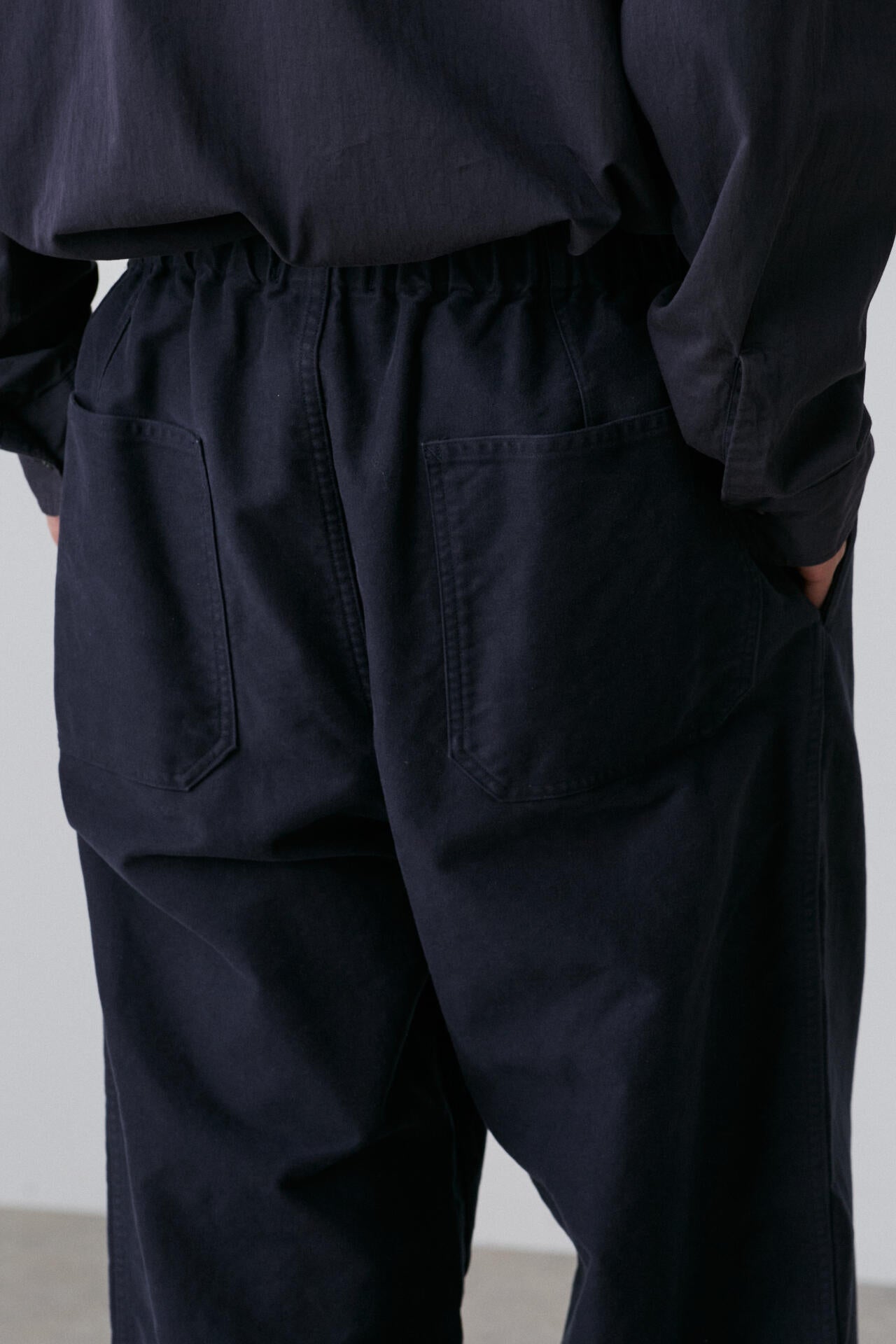 Ｙ / ORGANIC COTTON MOLESKIN TAPERED EASY TR