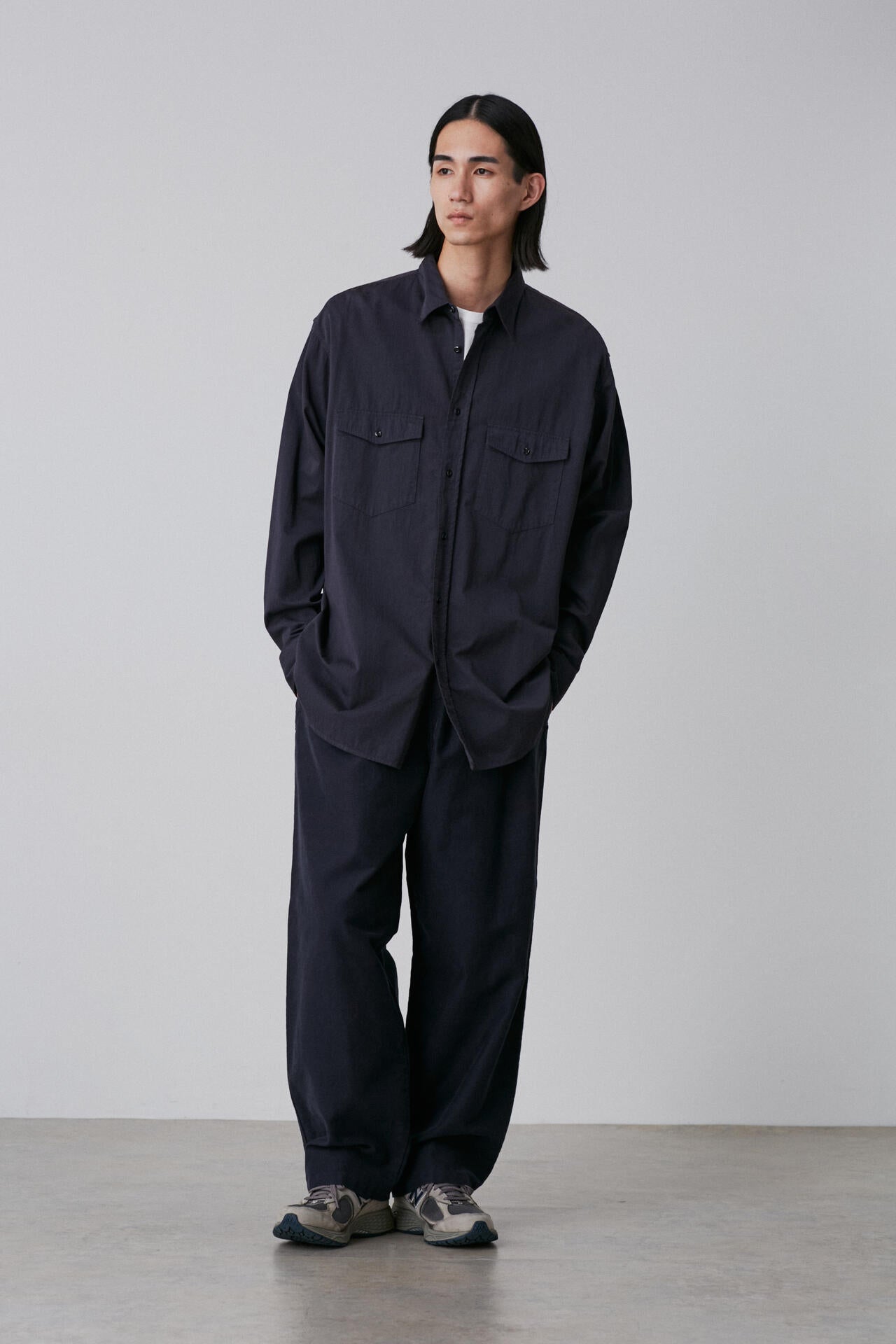 Ｙ / ORGANIC COTTON MOLESKIN TAPERED EASY TR