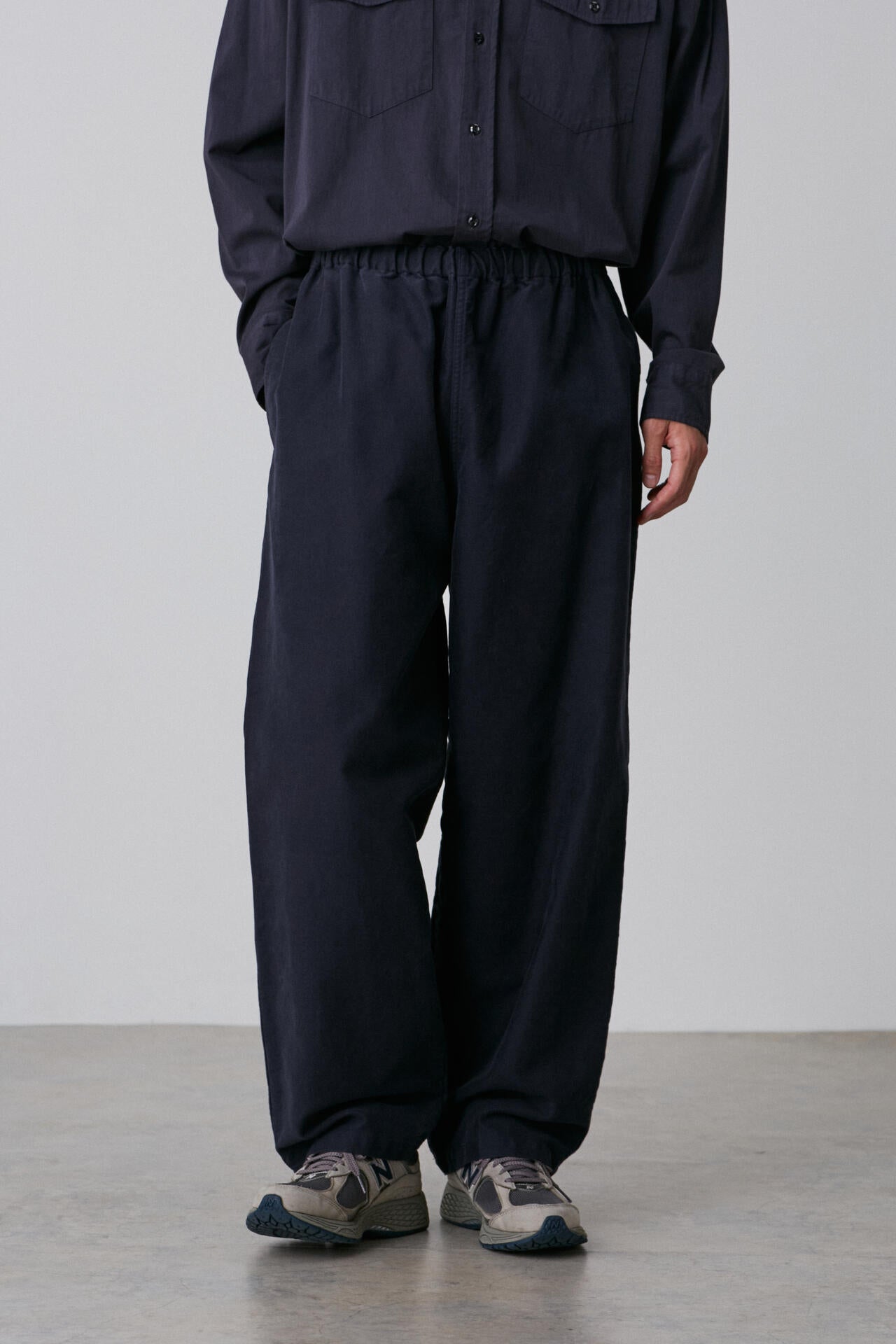 Ｙ / ORGANIC COTTON MOLESKIN TAPERED EASY TR