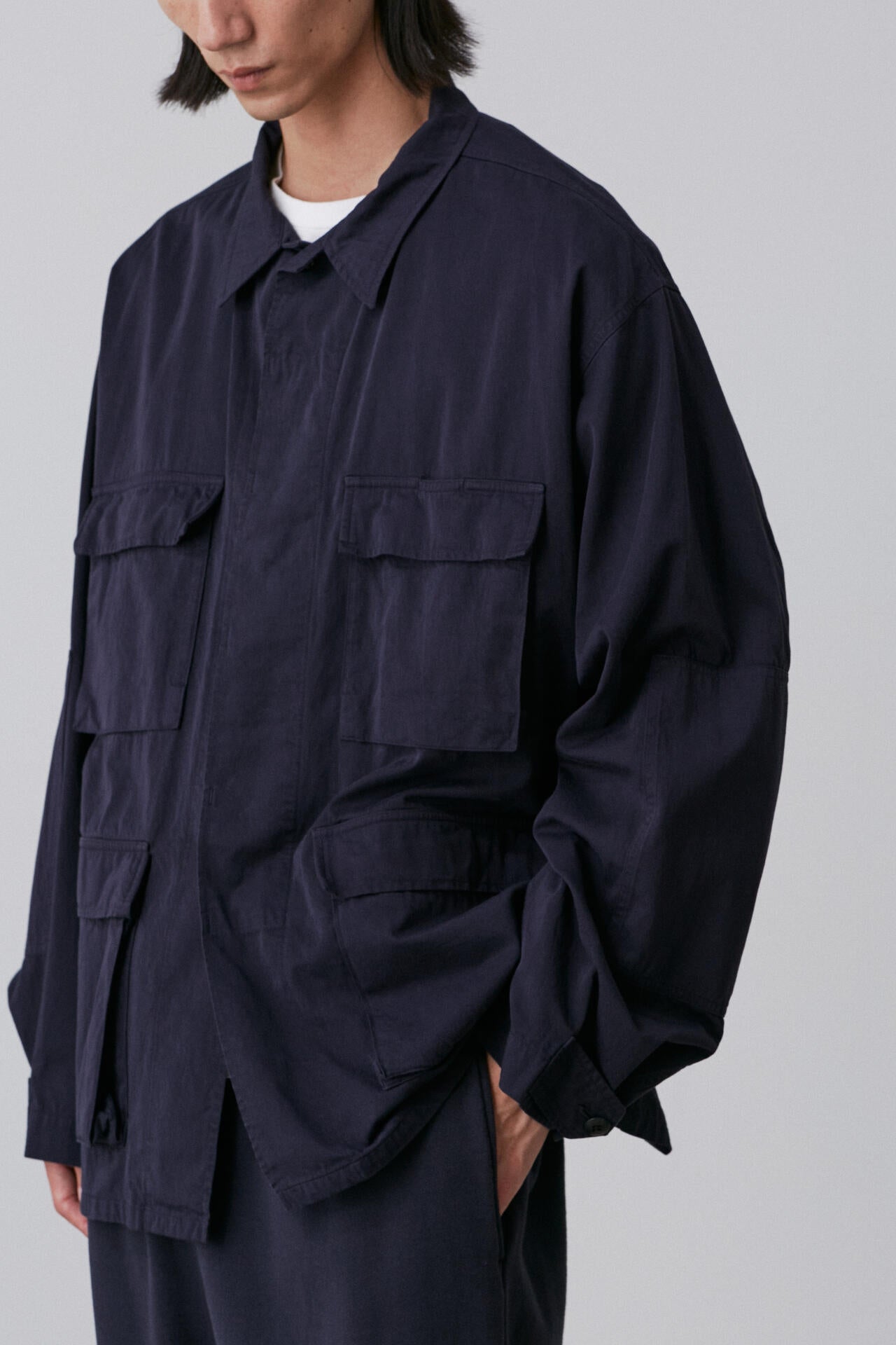 Ｙ / ORGANIC COTTON HIGH DENSITY SATIN BLOUSON
