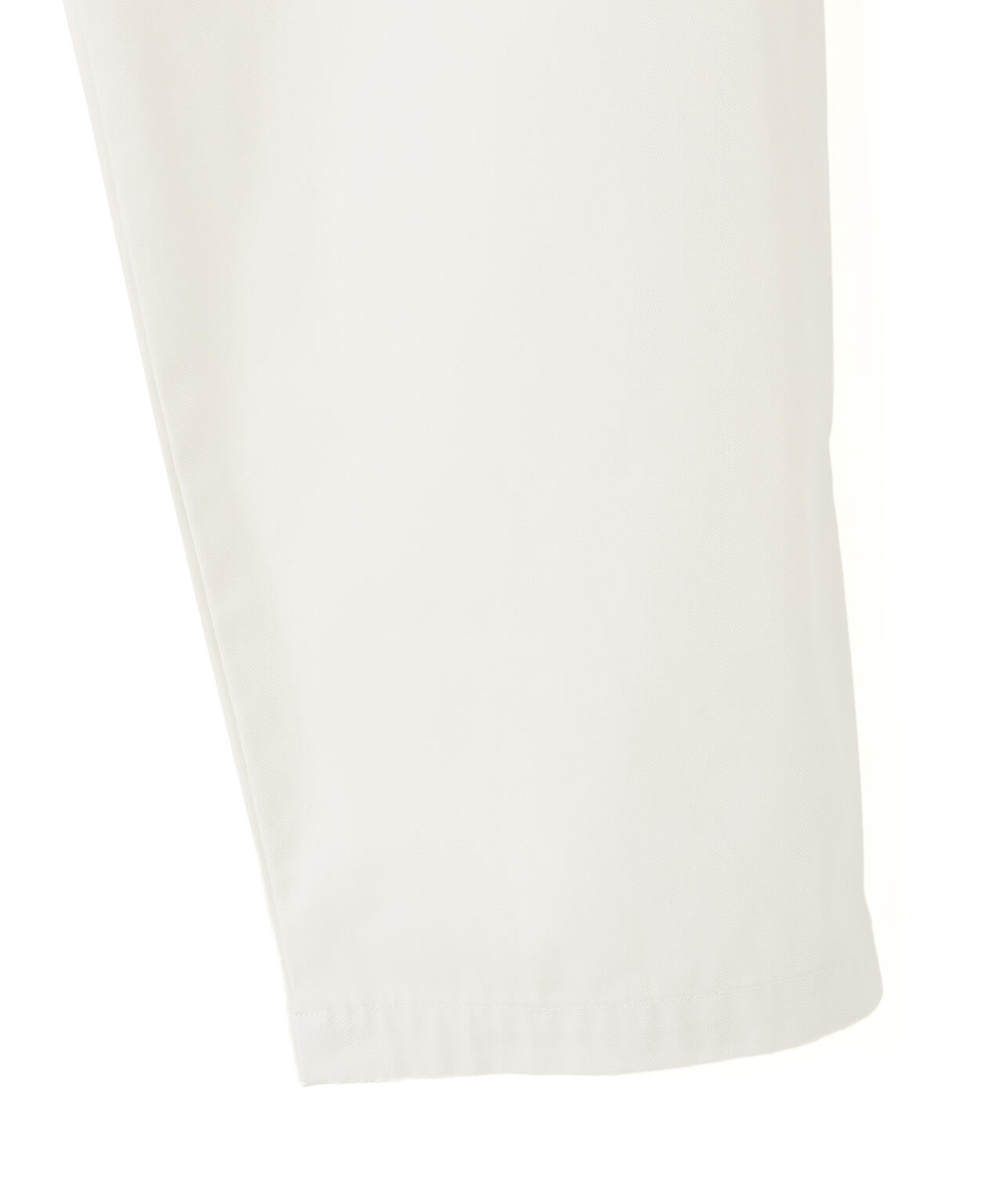 Ｙ / ORGANIC COTTON / RECYCLE POLYESTER TWILL TAPERED EASY TROUSERS