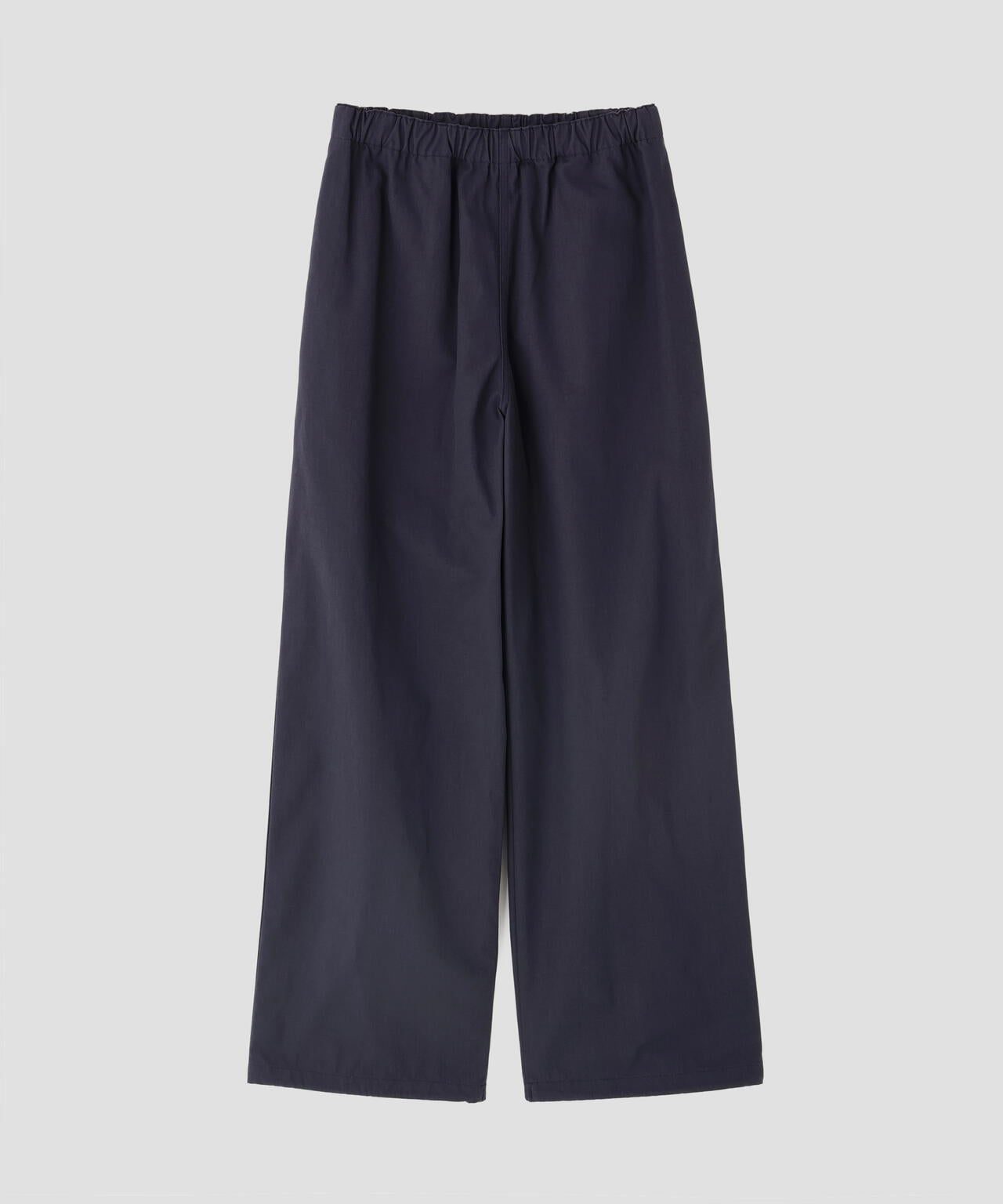 Y / ORGANIC COTTON RECYCLE POLYESTER TWILL EASY TROUSERS