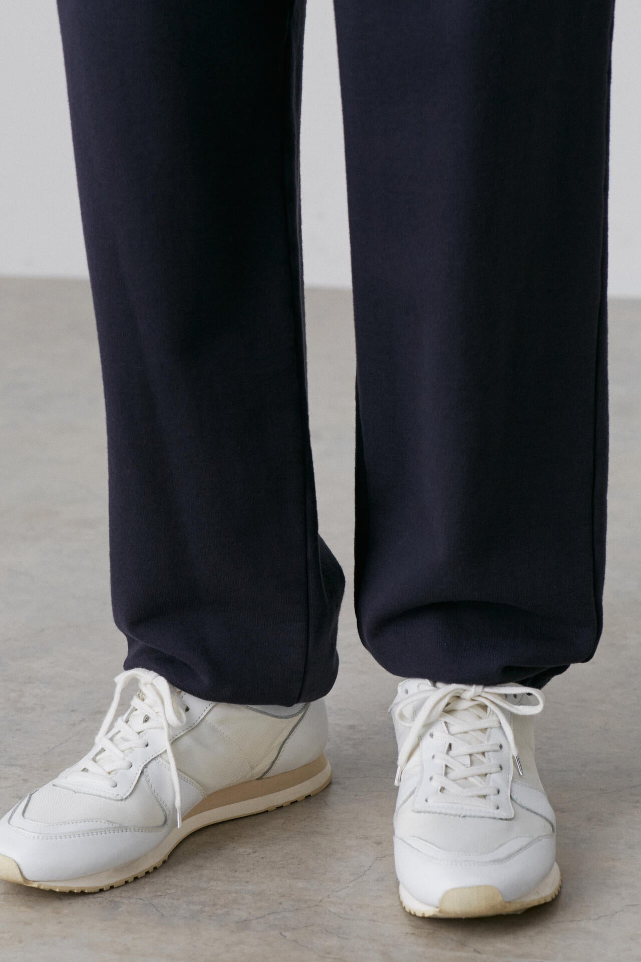Y / ORGANIC COTTON BLEND HEAVY WEIGHT FLEECE TROUSERS