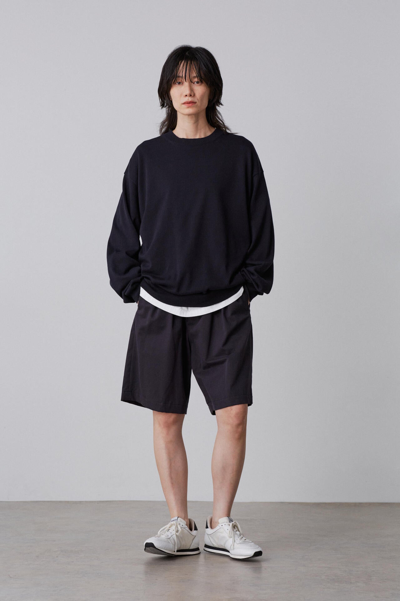 Ｙ / ORGANIC COTTON TENCEL CHINO SHORTS