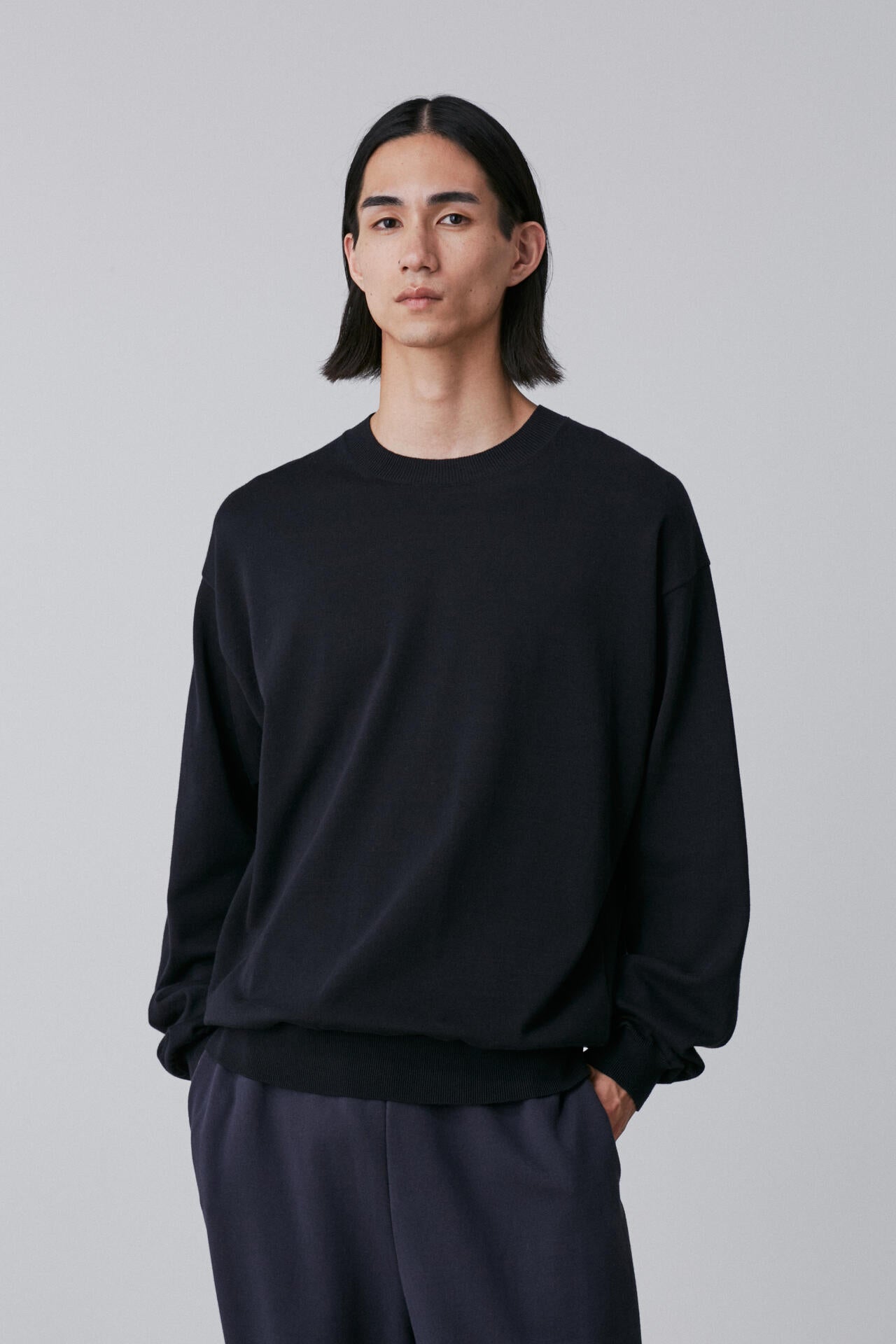 Ｙ / ORGANIC COTTON KNIT PULL OVER