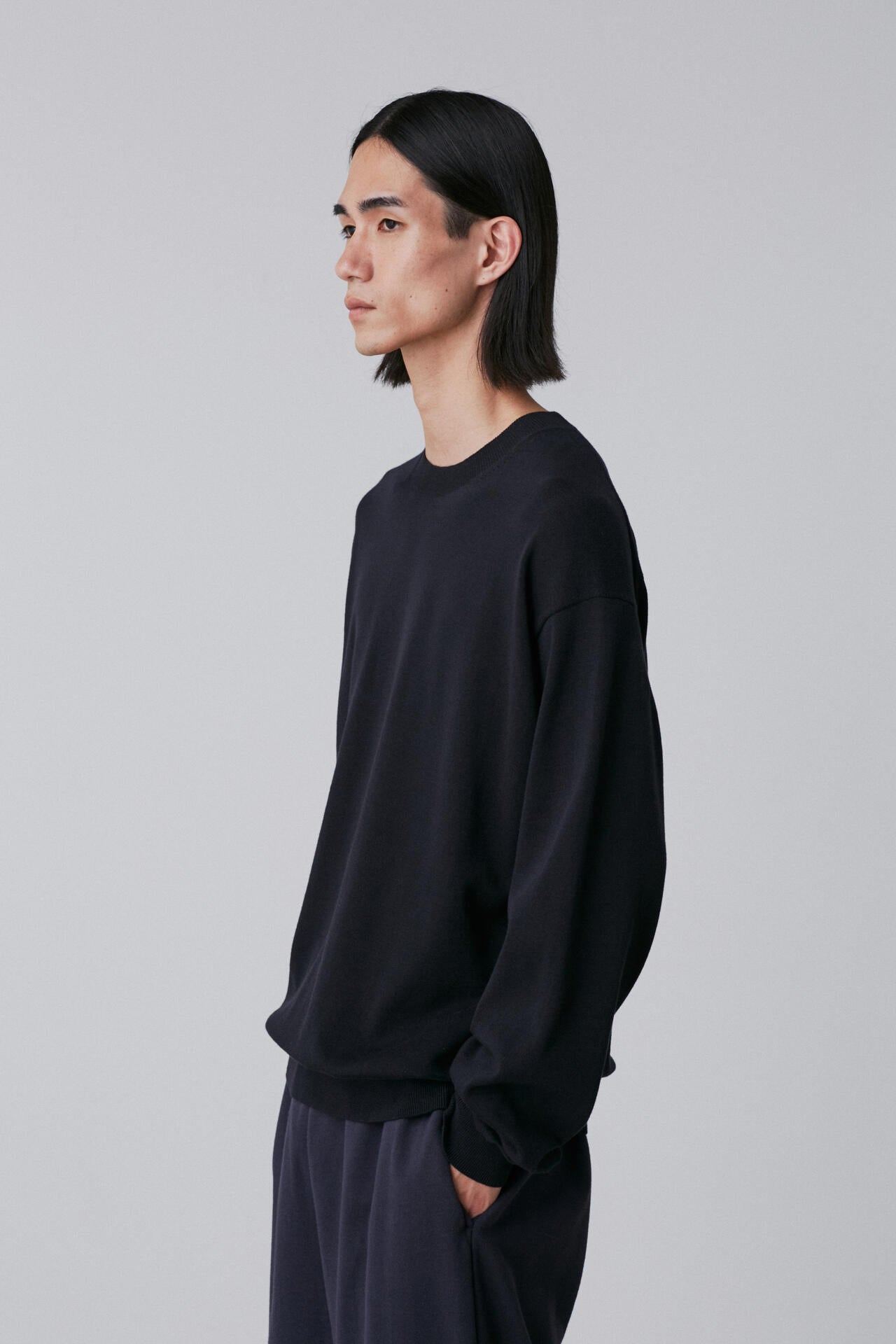 Ｙ / ORGANIC COTTON KNIT PULL OVER