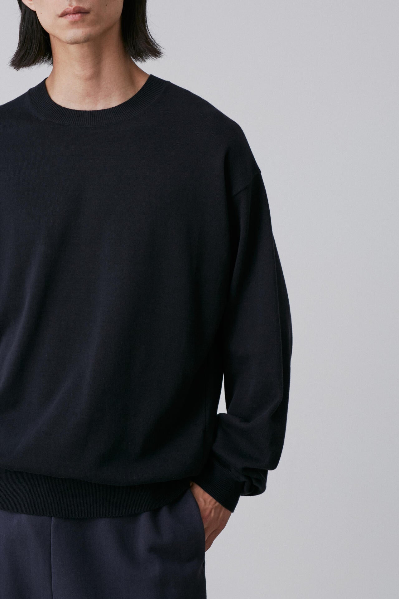 Ｙ / ORGANIC COTTON KNIT PULL OVER