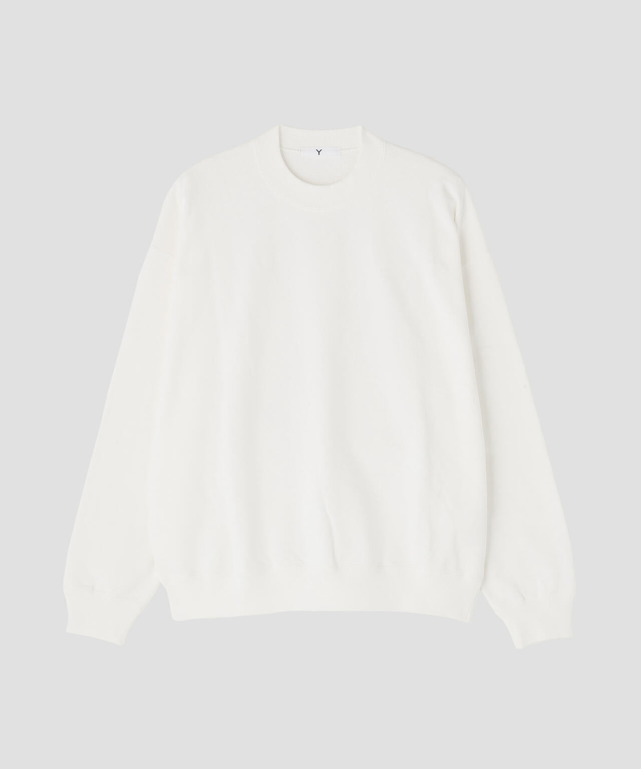 Ｙ / ORGANIC COTTON BLEND HEAVY WEIGHT FLEECE CREW NECK