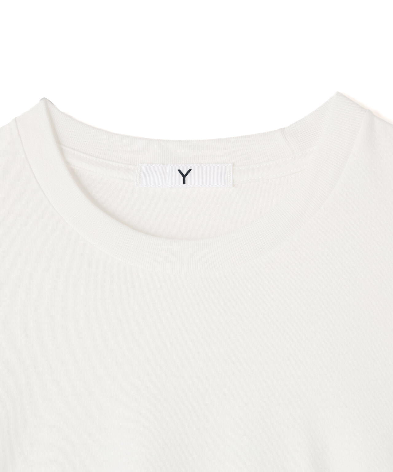 Ｙ / ORGANIC COTTON JERSEY LONG SLEEVE T‐SHIRT