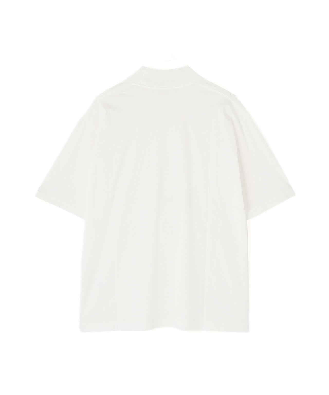 Ｙ / ORGANIC COTTON JERSEY MOCK NECK SHORT SLEEVE T-SHIRT