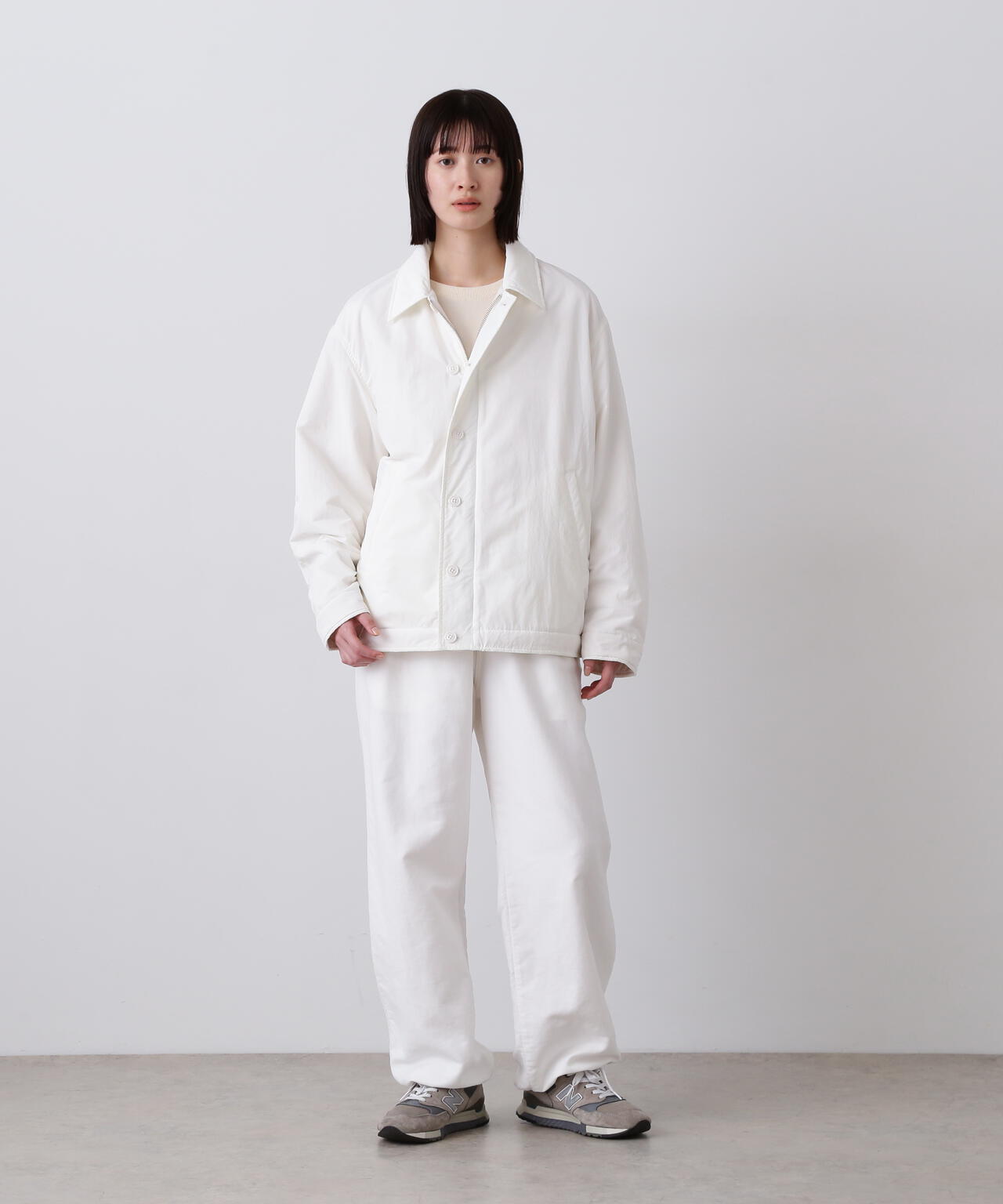 Ｙ / RECYCLE NYLON MIX TAFFETA / RECYCLE POLYESTER FLEECE COAT
