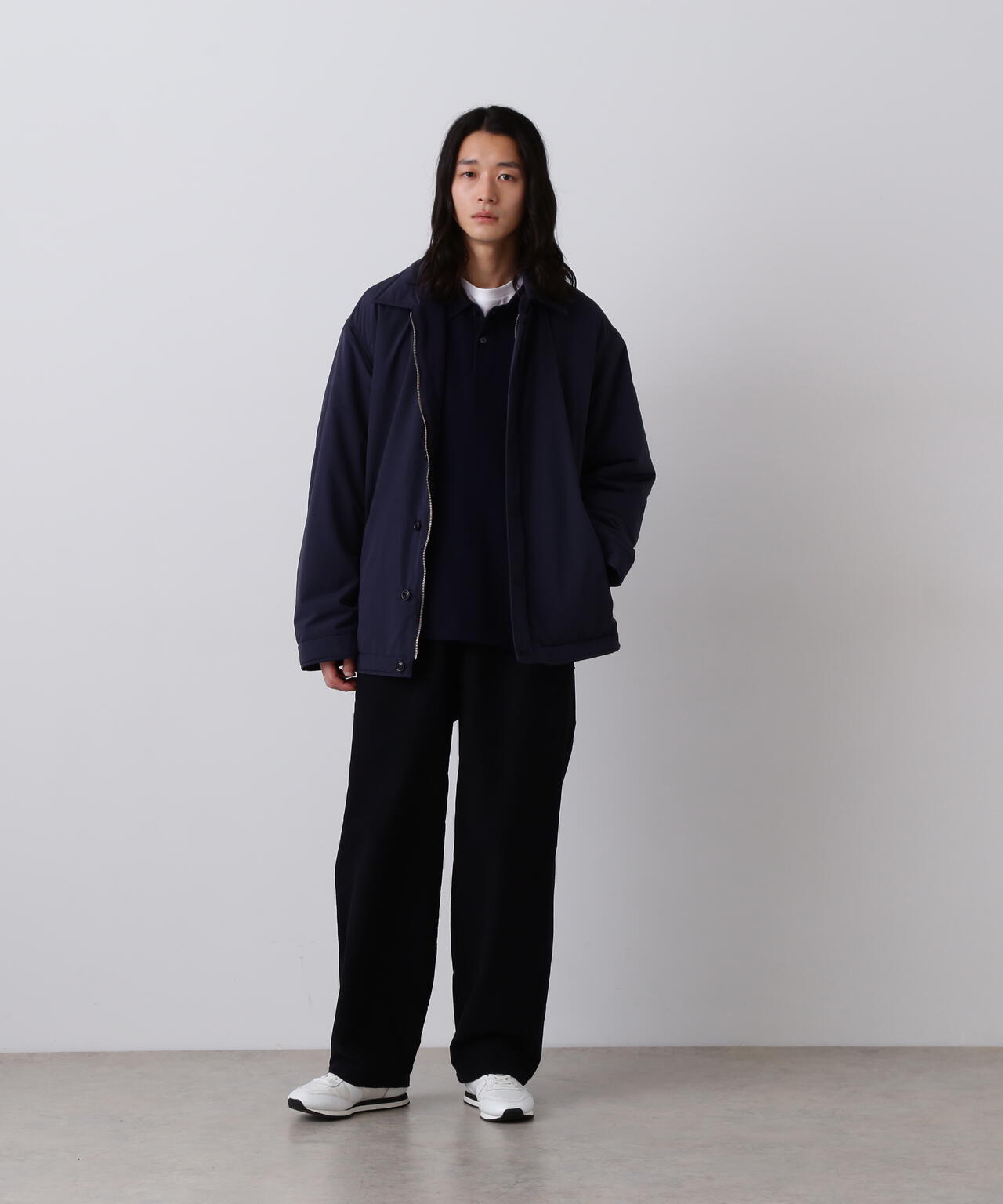 Ｙ / RECYCLE NYLON MIX TAFFETA / RECYCLE POLYESTER FLEECE COAT