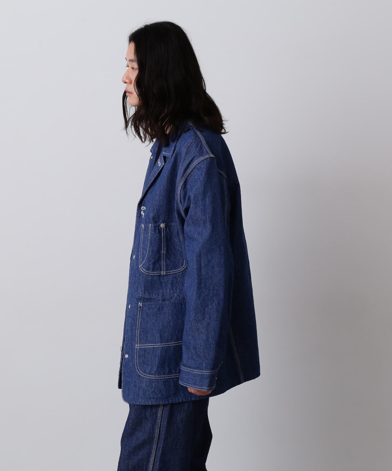 Ｙ / 13oz ORGANIC COTTON DENIM COVERALL JACKET