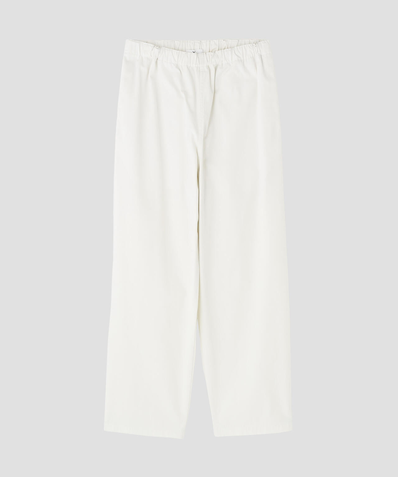 Ｙ / ORGANIC COTTON / RECYCLE POLYESTER TWILL TAPERED EASY TROUSERS