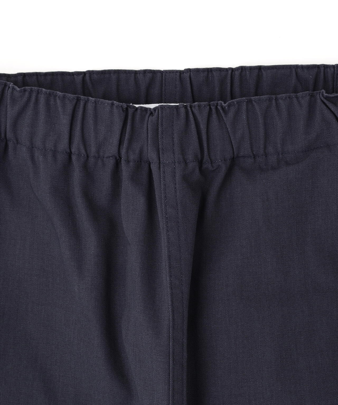 Ｙ / ORGANIC COTTON / RECYCLE POLYESTER TWILL TAPERED EASY TROUSERS