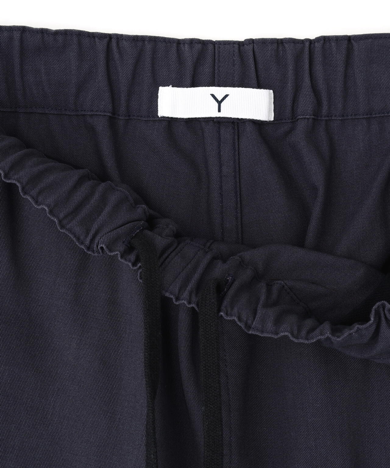 Ｙ / ORGANIC COTTON / RECYCLE POLYESTER TWILL TAPERED EASY TROUSERS