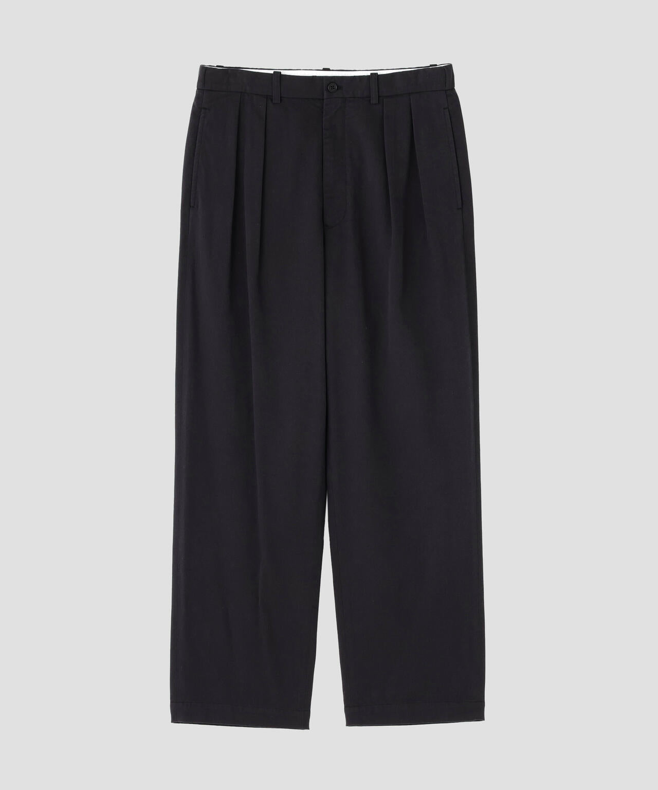 Ｙ / ORGANIC COTTON TENCEL CHINO TROUSERS