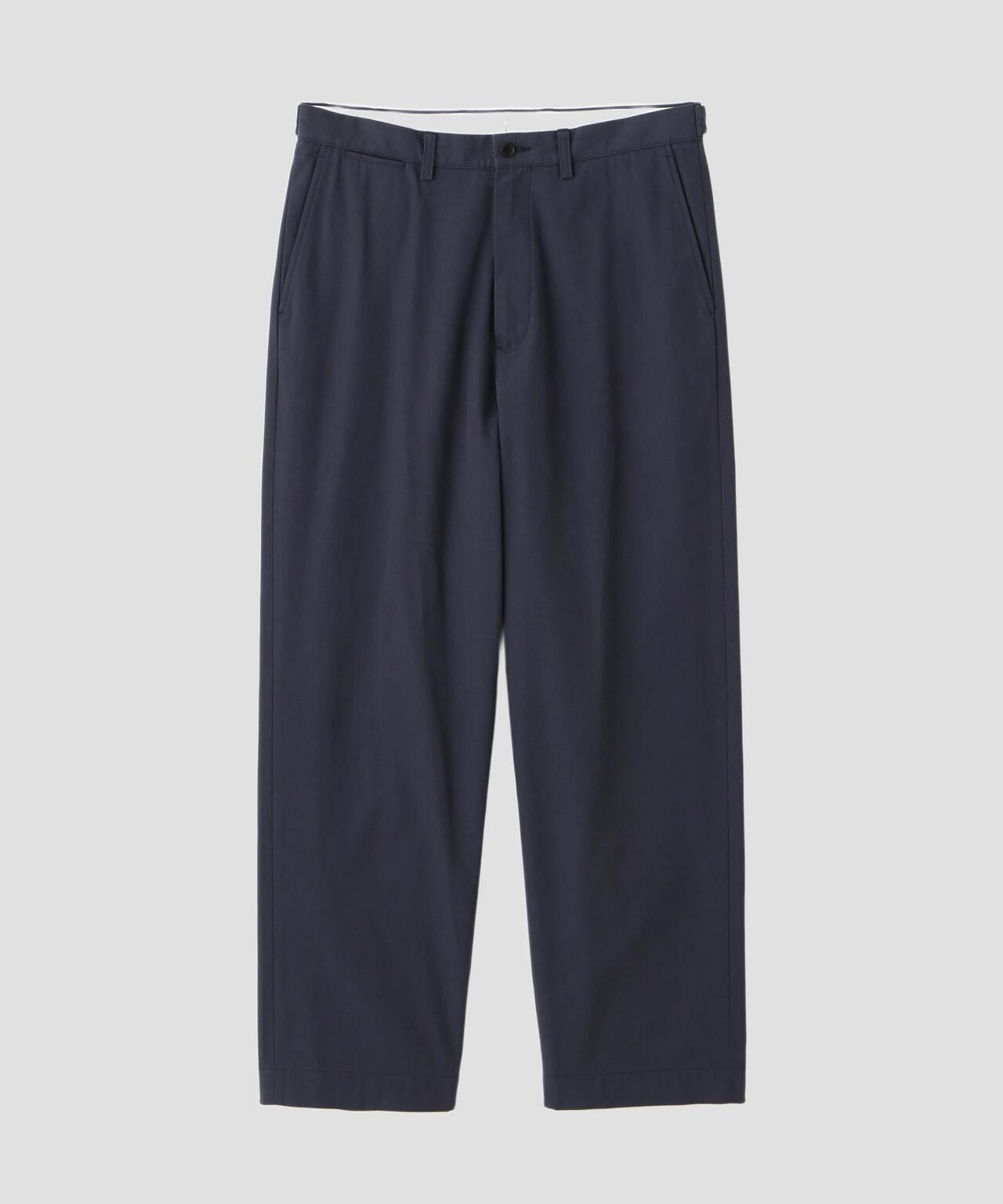 Ｙ / ORGANIC COTTON / RECYCLE POLYESTER TWILL ADJUSTER  TROUSERS