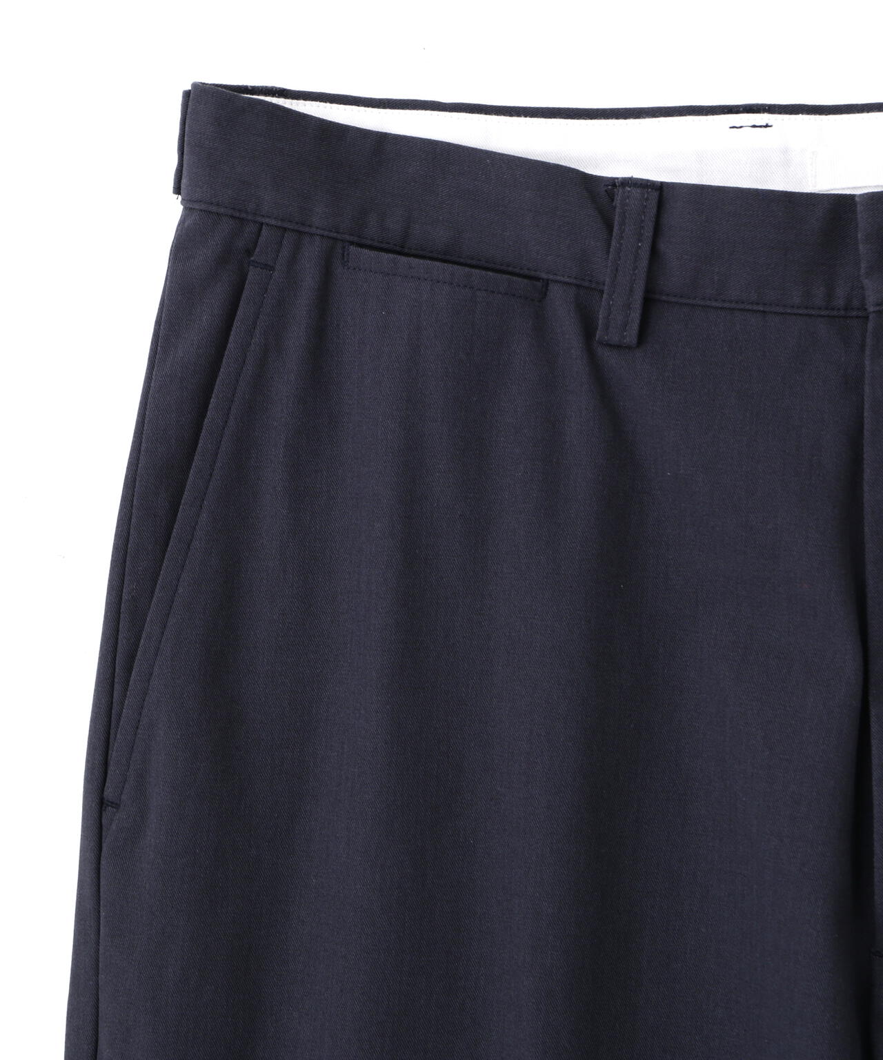 Ｙ / ORGANIC COTTON / RECYCLE POLYESTER TWILL ADJUSTER  TROUSERS