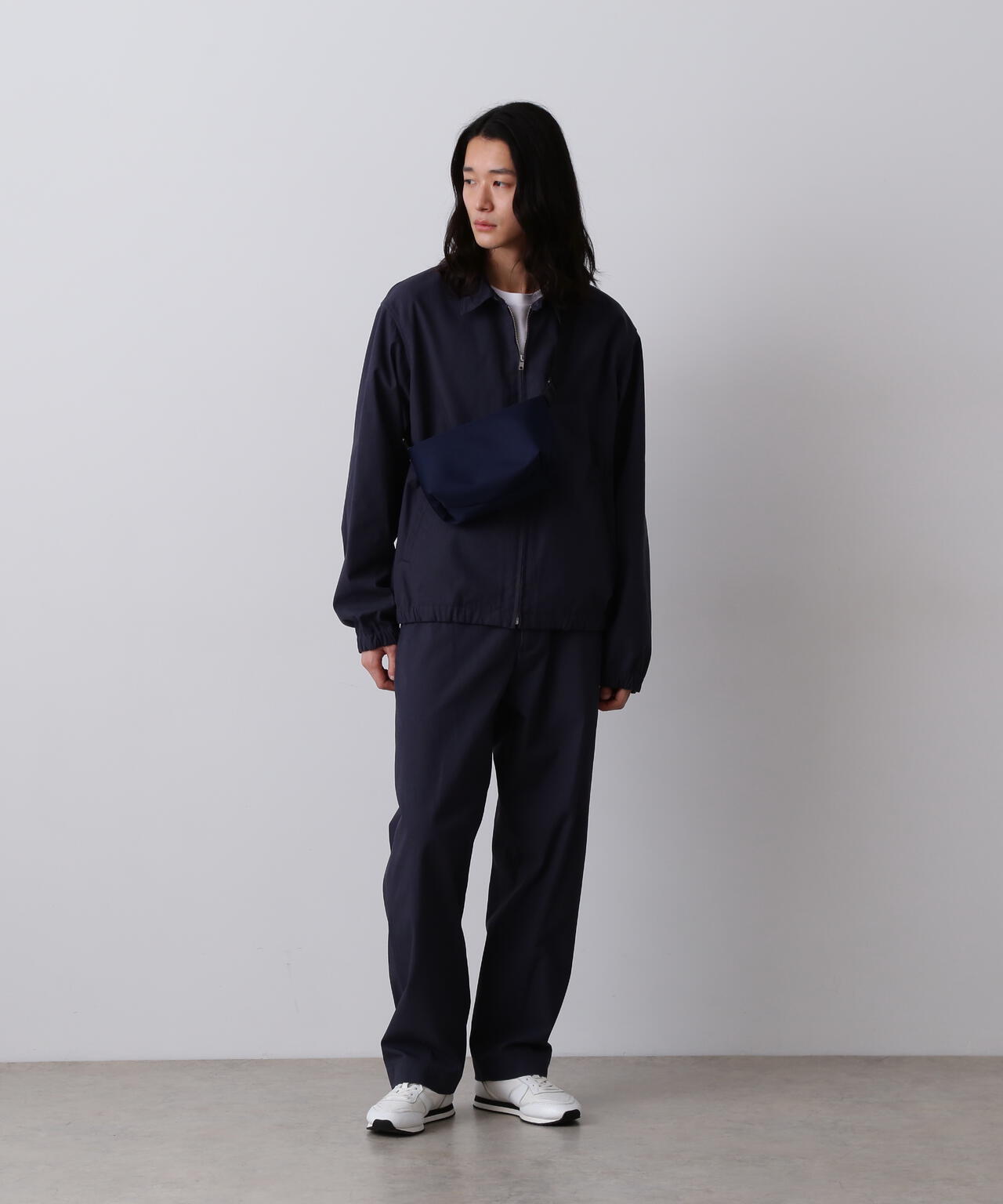 Ｙ / ORGANIC COTTON / RECYCLE POLYESTER TWILL ADJUSTER  TROUSERS