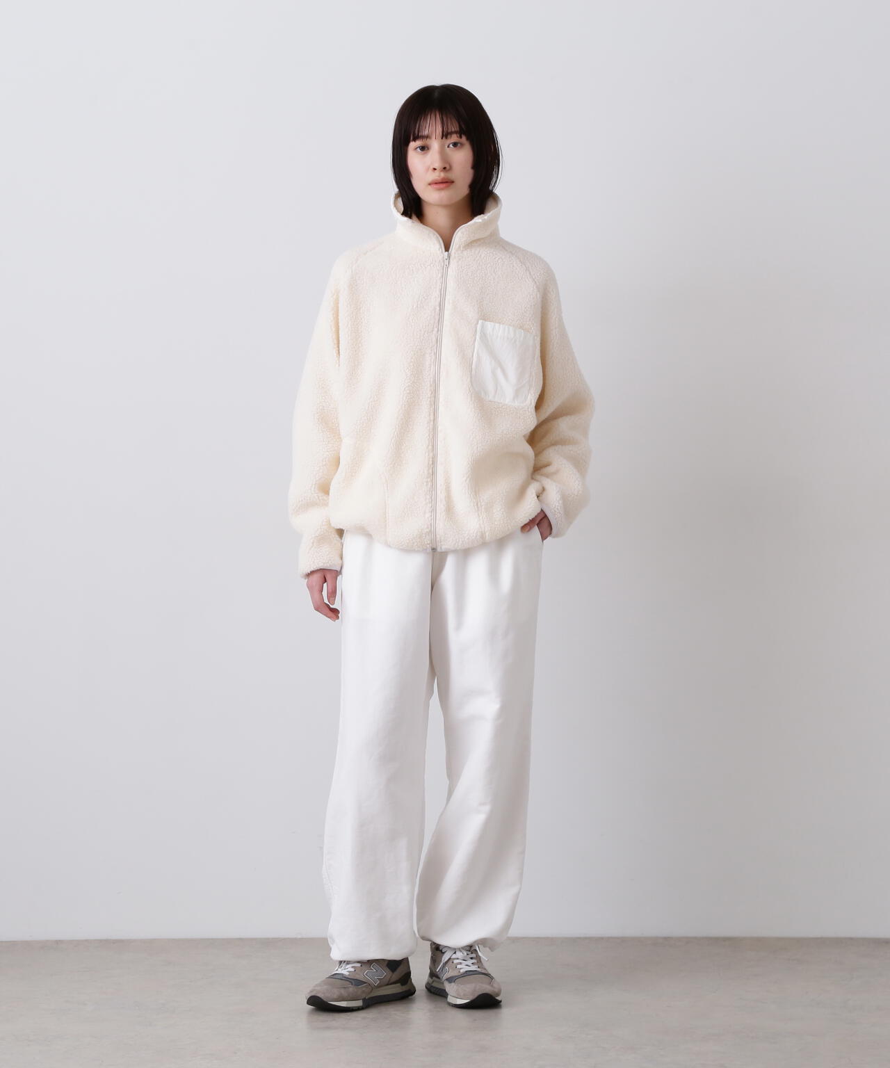 Ｙ / ORGANIC COTTON SOFT MOLESKIN EASY TROUSERS
