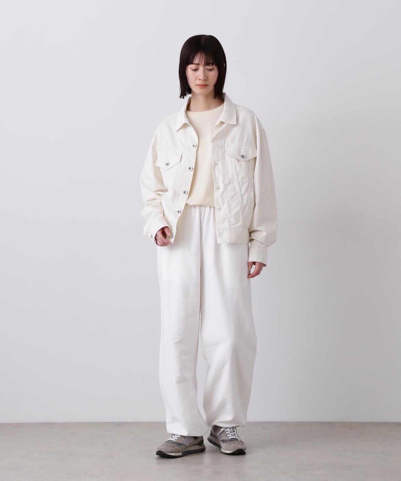 Ｙ / ORGANIC COTTON SOFT MOLESKIN EASY TROUSERS