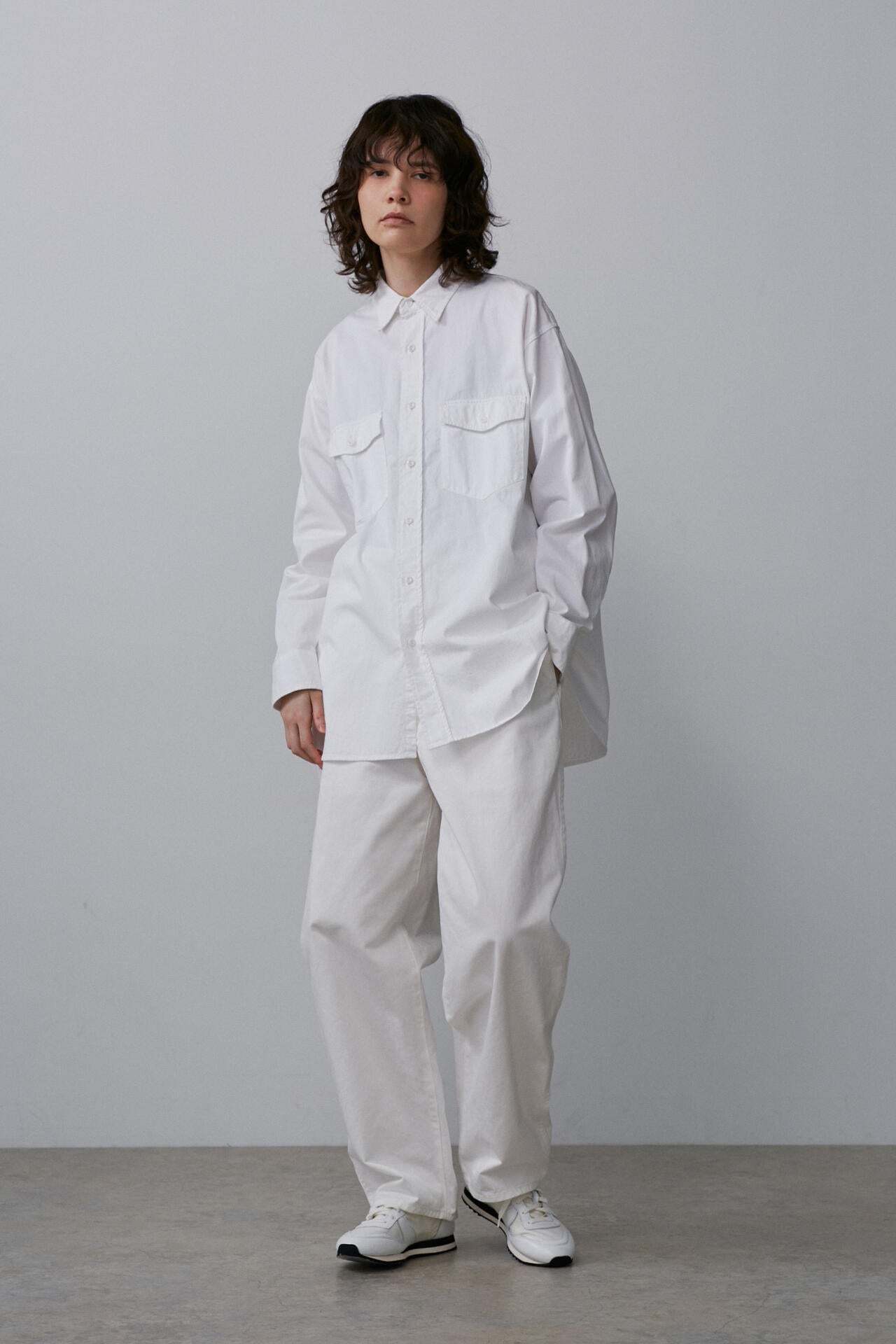 Ｙ / ORGANIC COTTON HIGH DENSITY SATIN SHIRT