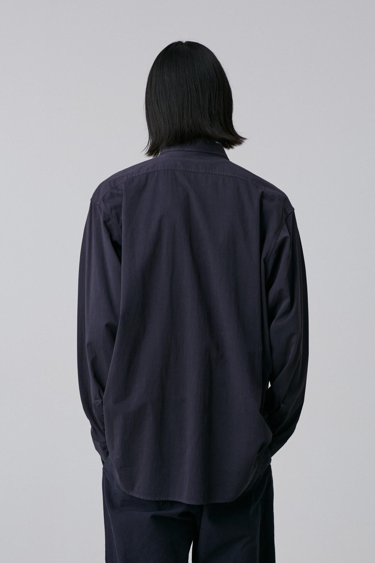 Ｙ / ORGANIC COTTON HIGH DENSITY SATIN SHIRT