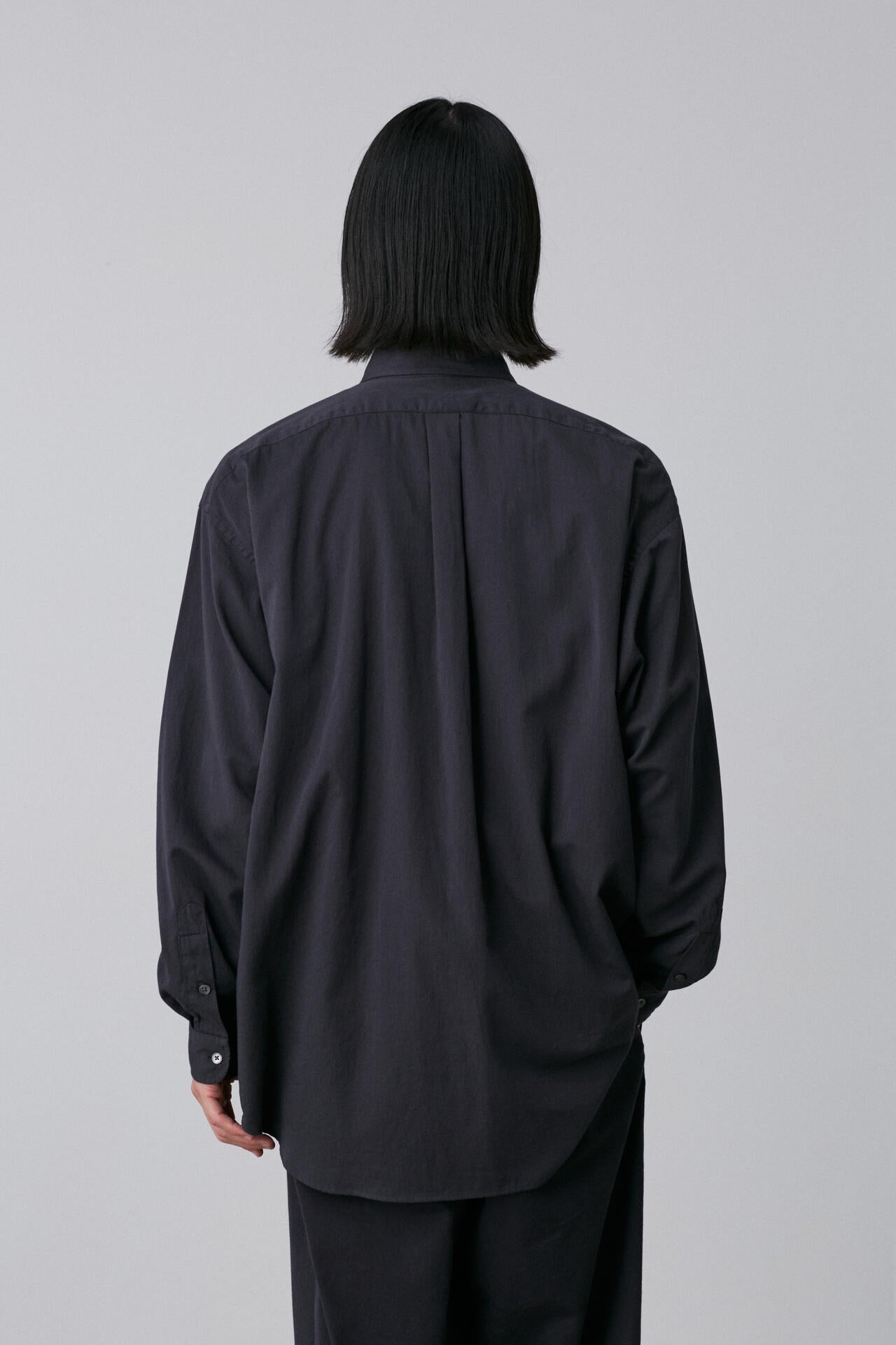 Ｙ / ORGANIC COTTON WASHER SATIN SHIRT