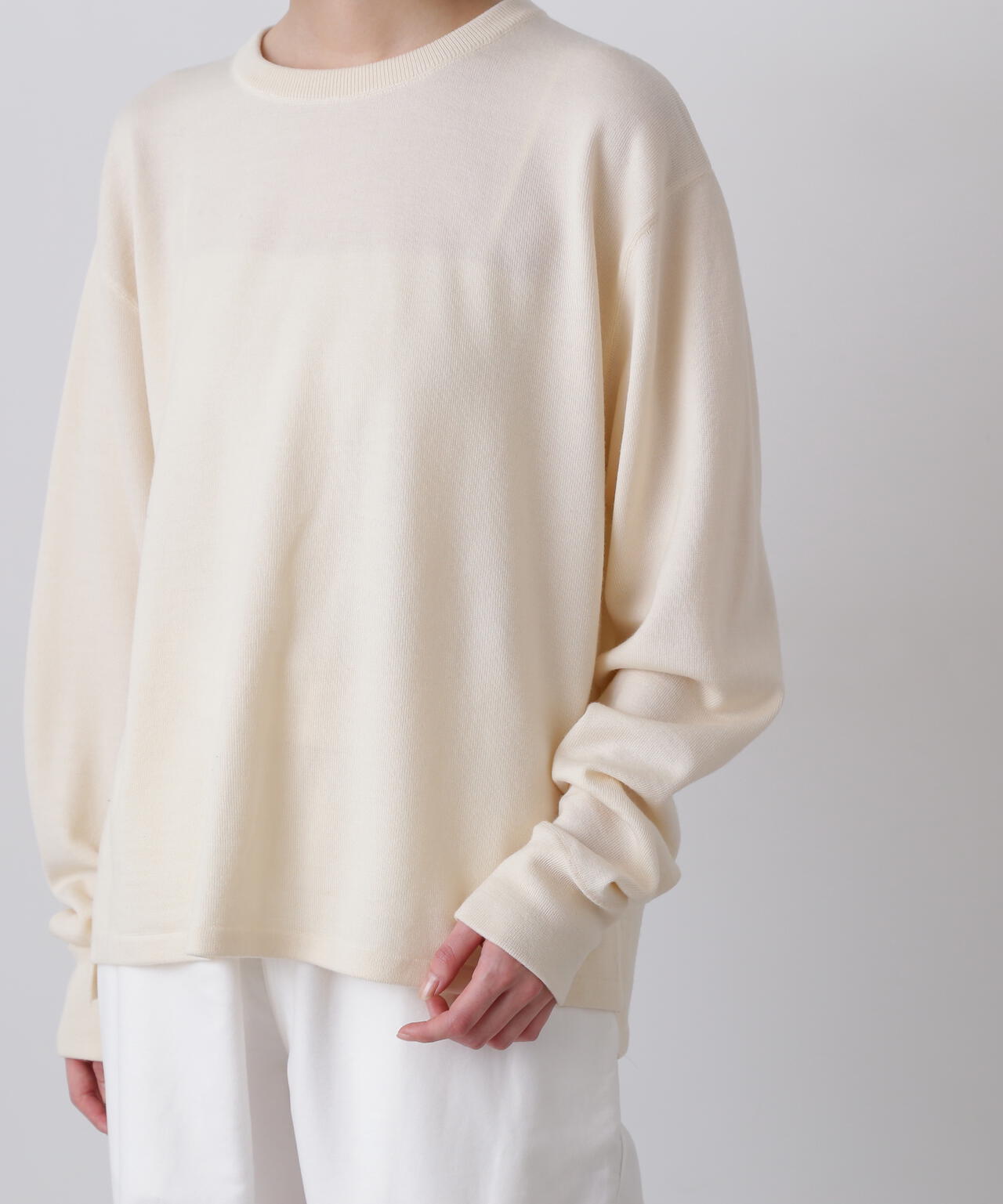 Ｙ / NONMULESING WOOL KN PULL OVER