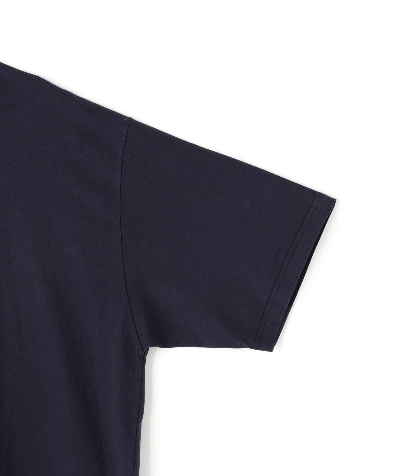 Ｙ / ORGANIC COTTON JERSEY MOCK NECK SHORT SLEEVE T‐SHIRT