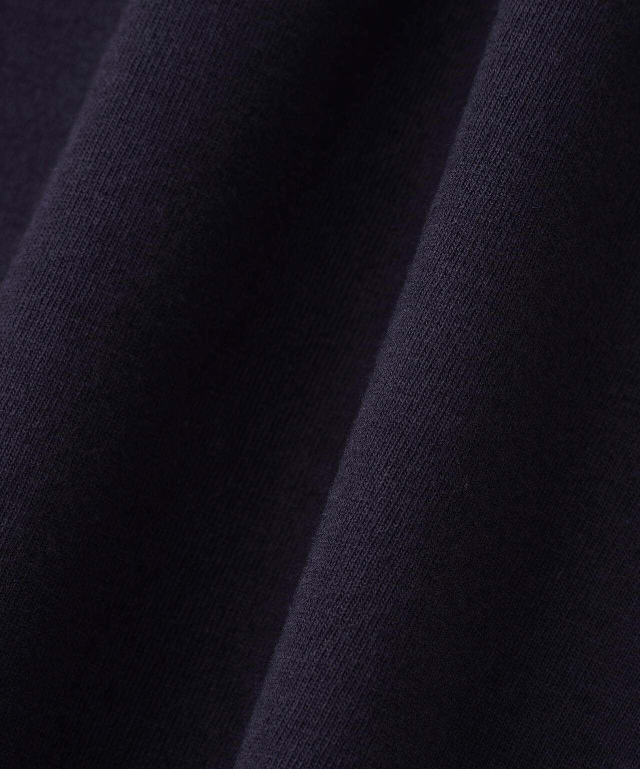 Ｙ / ORGANIC COTTON JERSEY MOCK NECK SHORT SLEEVE T‐SHIRT