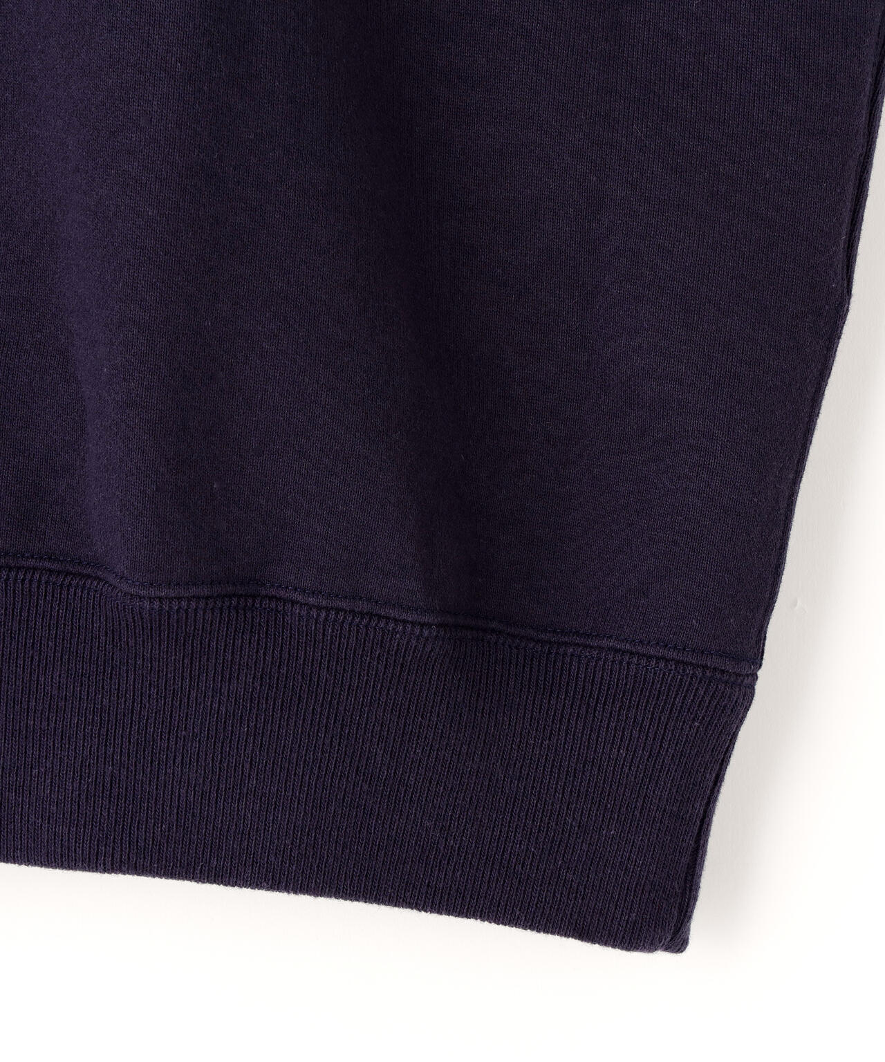 Ｙ / ORGANIC COTTON BLEND HEAVY WEIGHT FLEECE HALF ZIP
