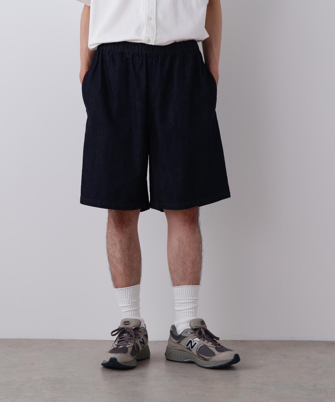 Ｙ / ORGANIC COTTON LIGHT DENIM SHORTS