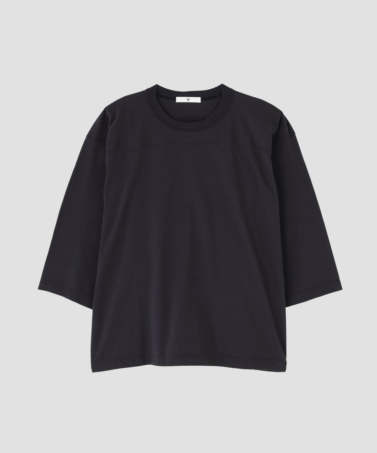 Ｙ / ORGANIC COTTON JERSEY FOOTBALL T-SHIRT
