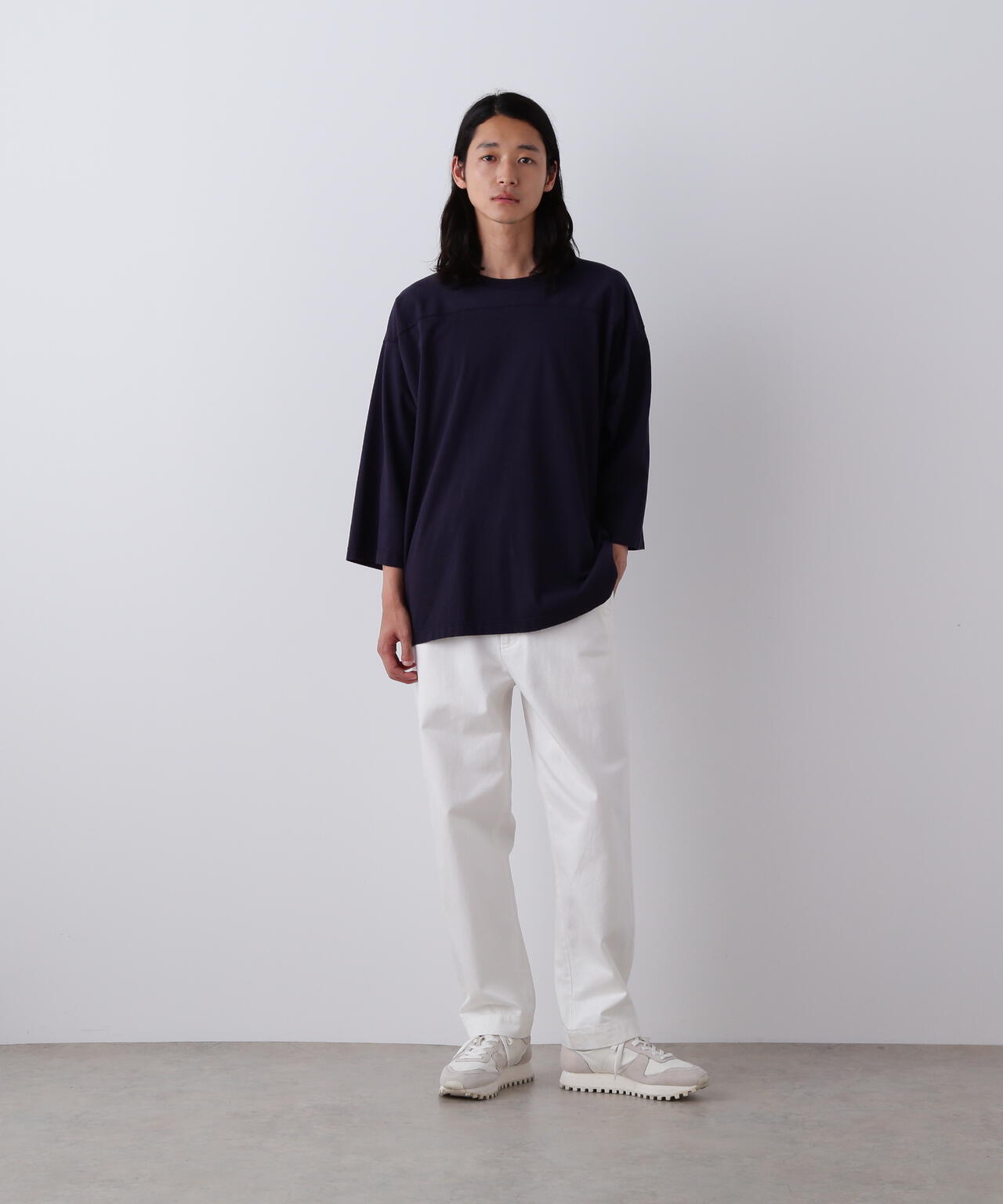 Ｙ / ORGANIC COTTON JERSEY FOOTBALL T-SHIRT