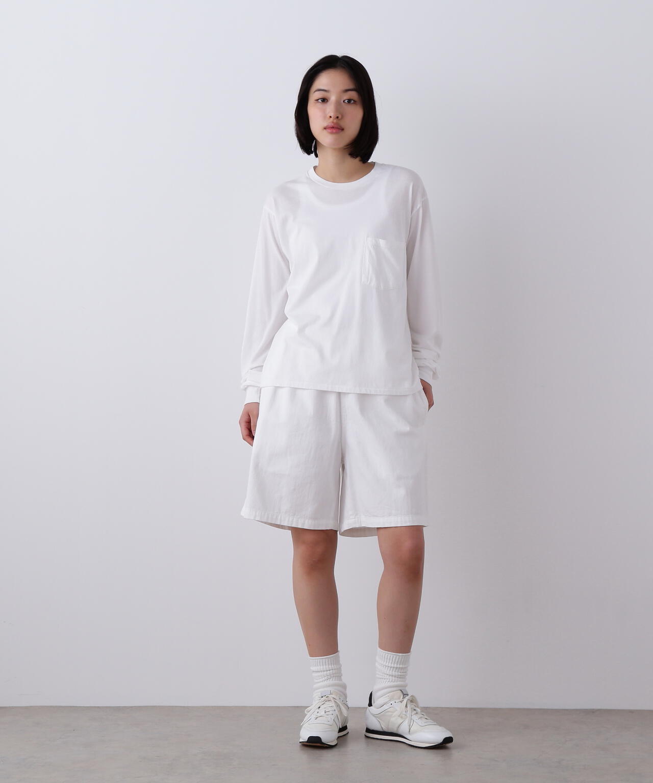Ｙ / SOFT ORGANIC COTTON JERSEY LONG SLEEVE T-SHIRT