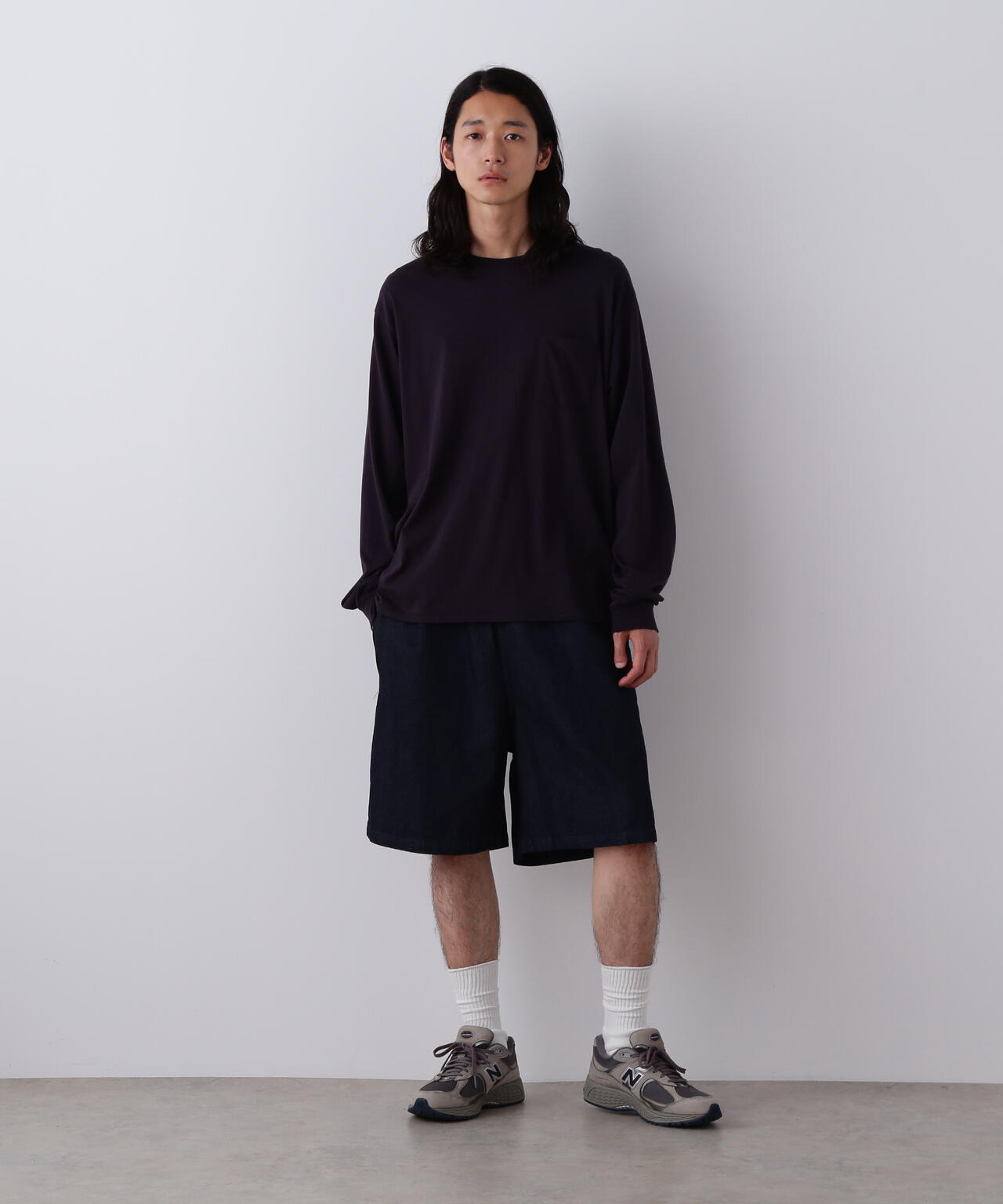 Ｙ / SOFT ORGANIC COTTON JERSEY LONG SLEEVE T-SHIRT
