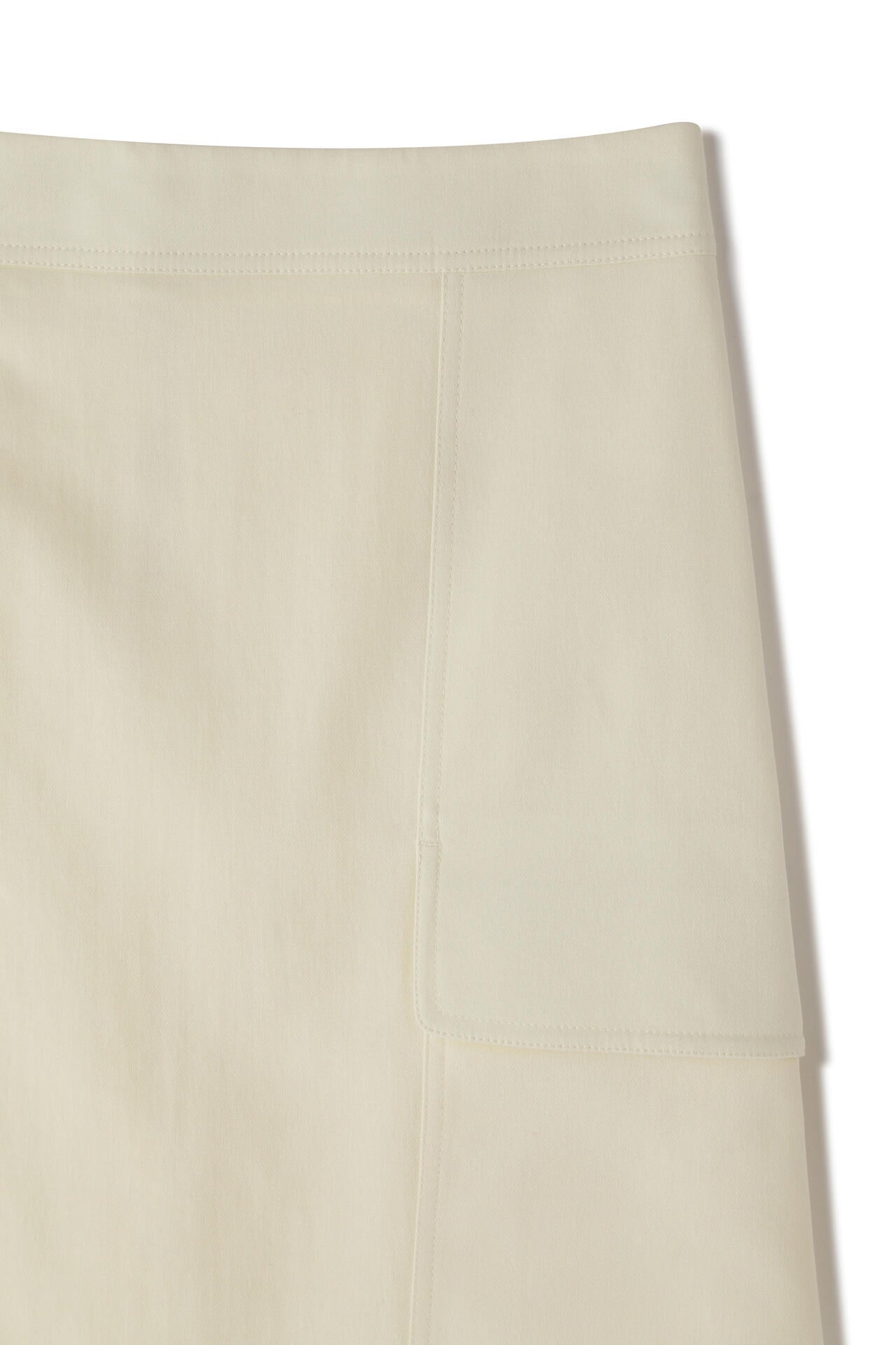 STUDIO NICHOLSON / DRY COTTON NYLON TAILORED PATCH POCKET SKIRT