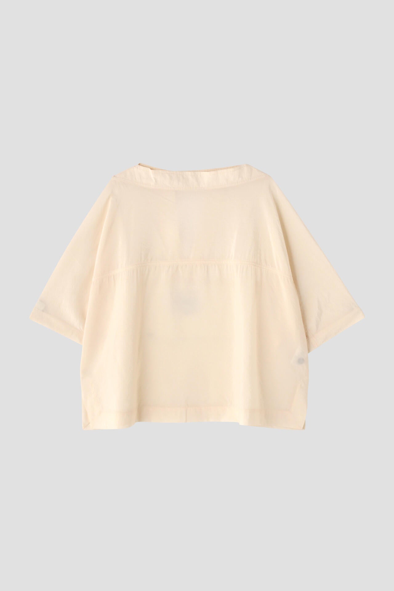 STUDIO NICHOLSON / TEXTURED VISCOSE SHORT SLEEVE TOP